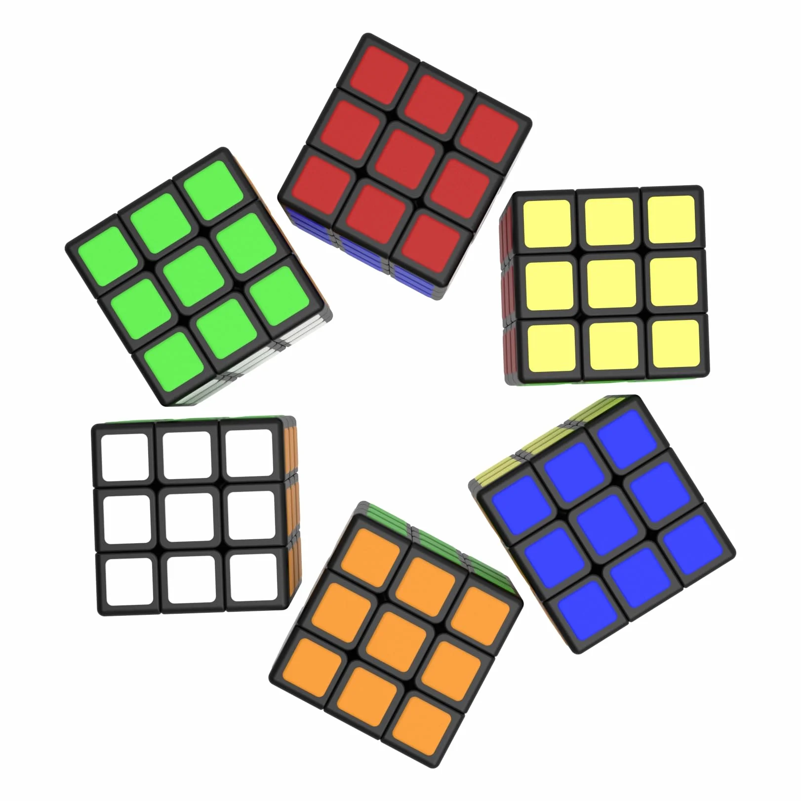 Mini Speed ​​​​Cube Cube 3 x 3 Cube Lab, mini 1 x 1 x 1 cm, najmniejsza kostka prędkości na świecie, płynny obrót, malutka gładka kostka logiczna