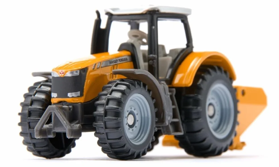 Siku Massey Ferguson z rozdrabniaczem soli