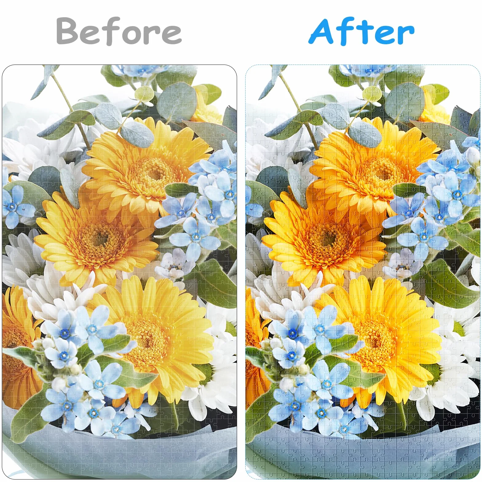 Aolso Klej do puzzli, 2 sztuki, klej oszczędny, 240 ml, do mocowania i zawieszania puzzli, szybkoschnące, puzzle, arkusze samoprzylepne, akcesoria do malowania diamentowego