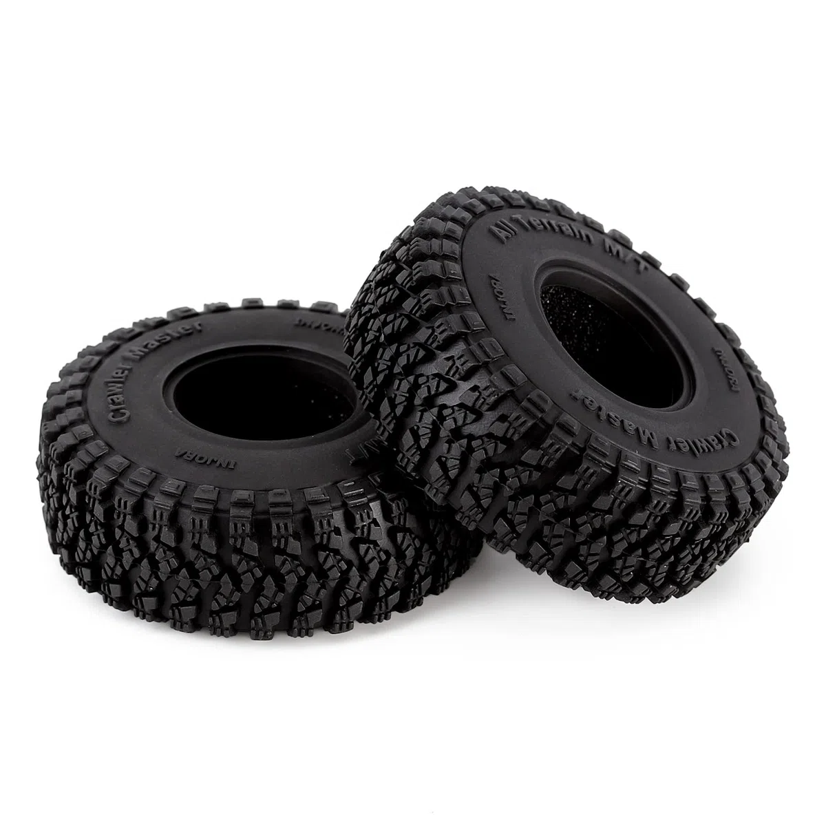INJORA Opony RC 1.0 Soft Rubber Tire do wszystkich terenów 58 x 20 mm do 1/24 1/18 TRX4M Axial SCX24 C10 Deadbolt JLU Gladiator Bronco Upgrade RC Crawler Car