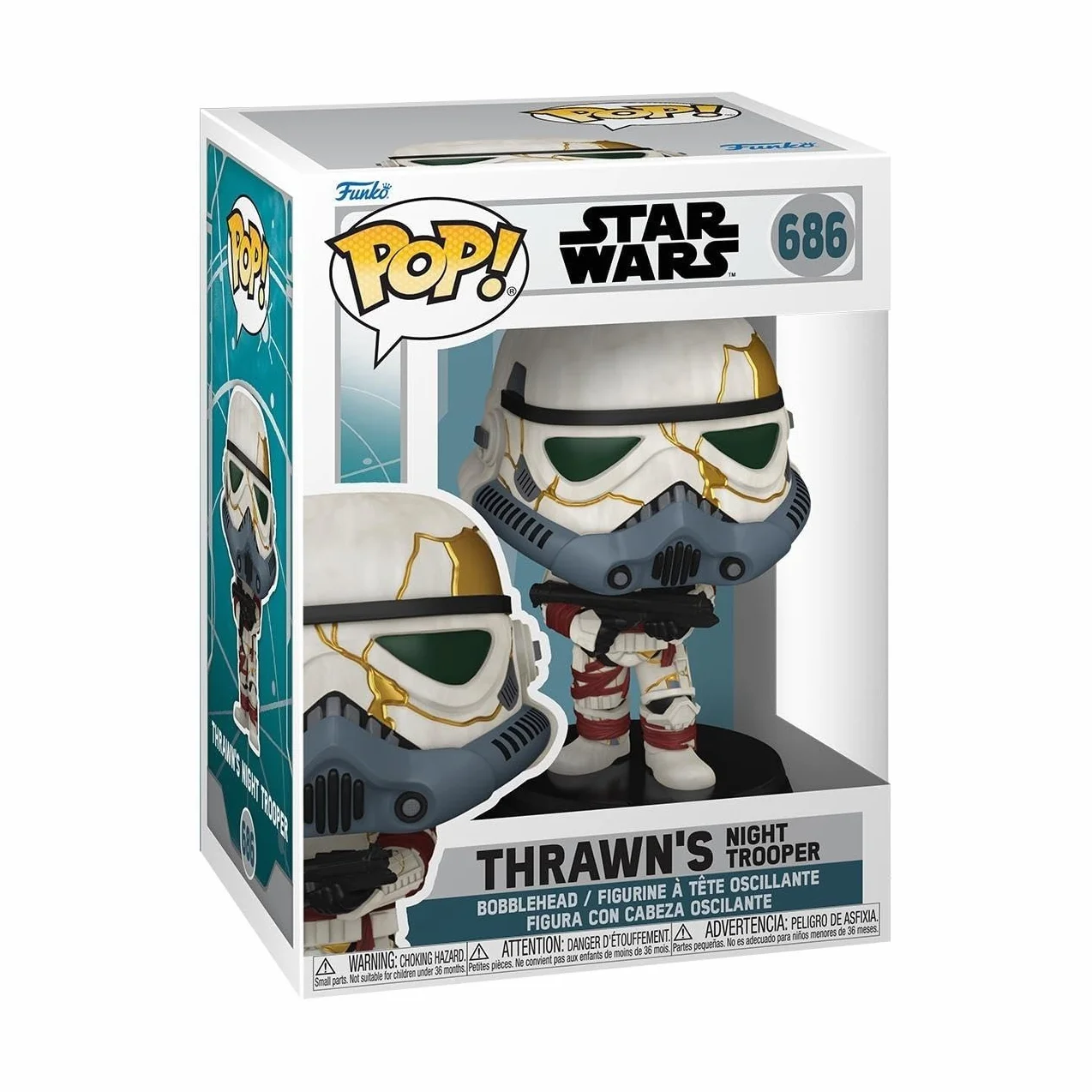 Funko POP! Vinyl: Star Wars Ahsoka - Thrawn's Night Trooper - (Lewa) - Kolekcjonerska figurka winylowa - Pomysł na prezent - Oficjalny towar - Zabawki dla dzieci i dorosłych - Fani TV