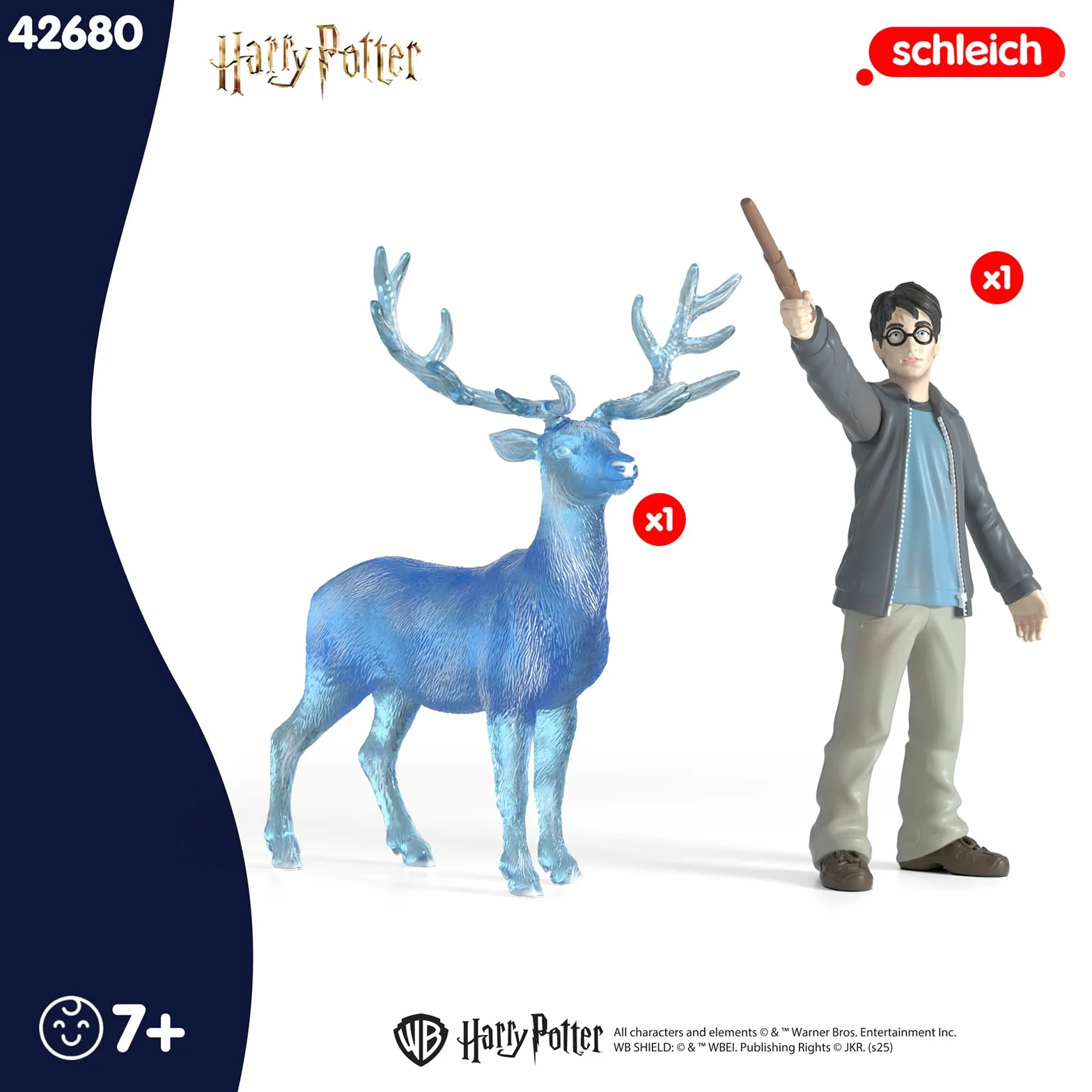 schleich 42680 Harry Potter i Patronus, od 6 lat, WIZARDING WORLD - figurka, 16 x 11 x 18 cm