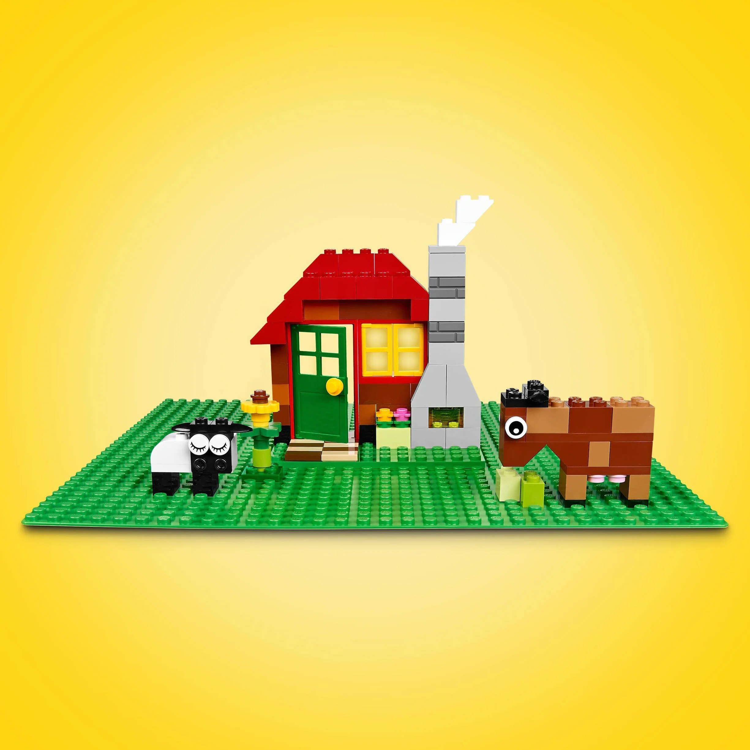 LEGO 11023 Classic Zielona Płytka Konstrukcyjna pod Klocki, Pomysł na Prezent na Urodziny dla Chłopców i Dziewczynek od 4 lat