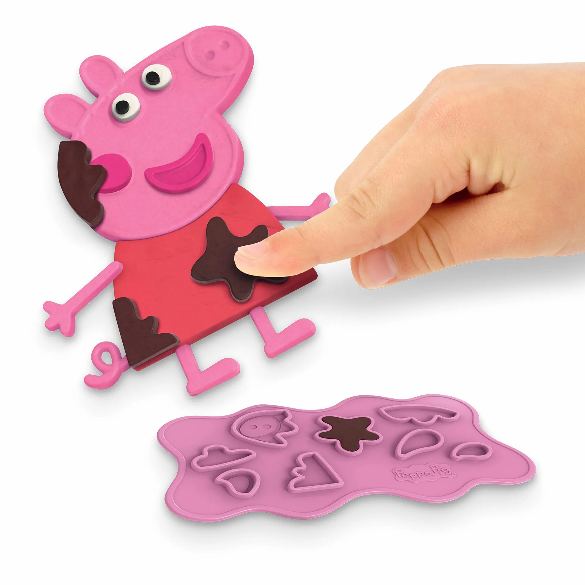 Play-Doh zestaw do stylizacji Świnka Peppa z 9 tubami nietoksycznej masy plastycznej i 11 akcesoriami, zabawka dla dzieci w wieku od 3 lat