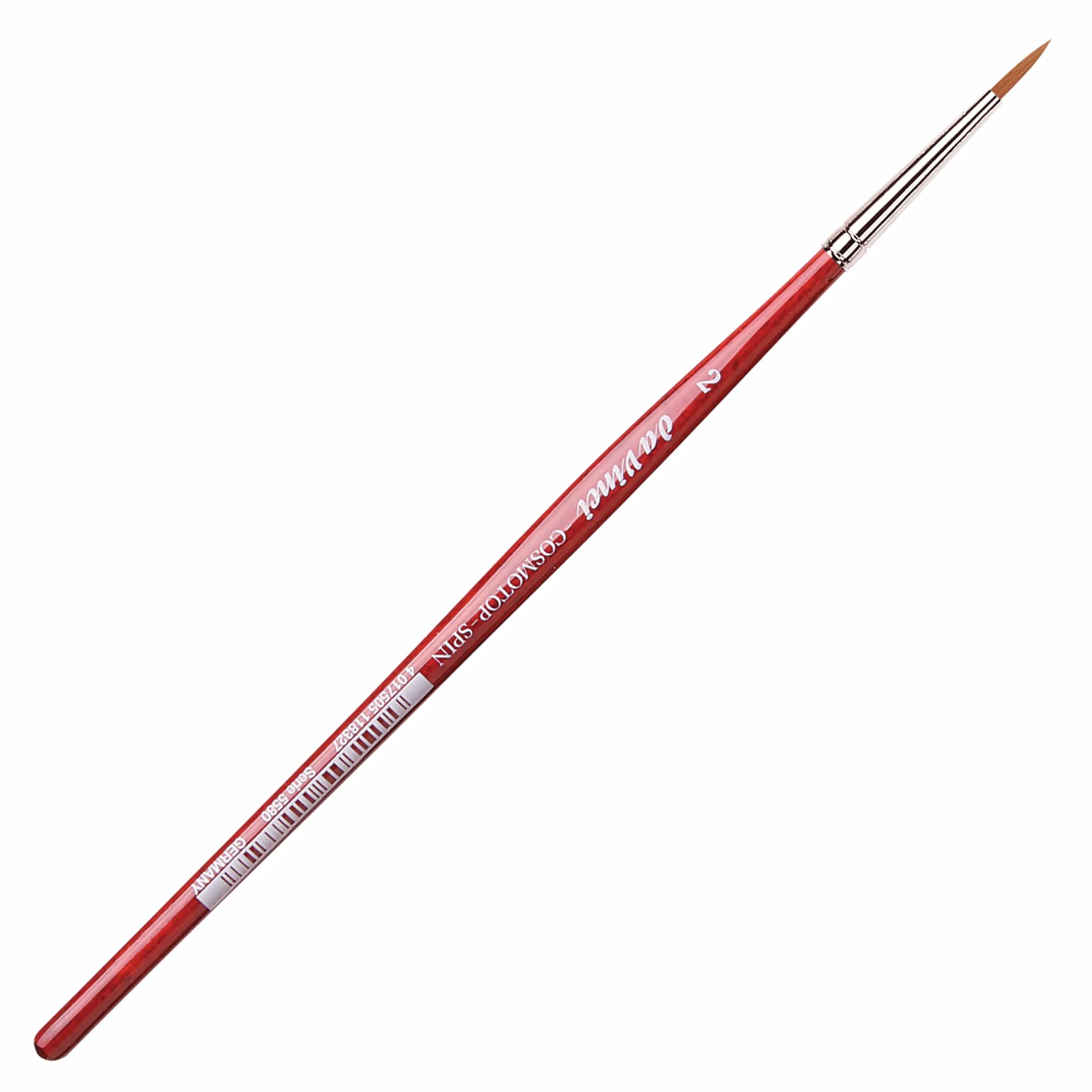 Da Vinci Seria 5580 pędzel do farb wodnych, 2, czerwony, rozmiar 2