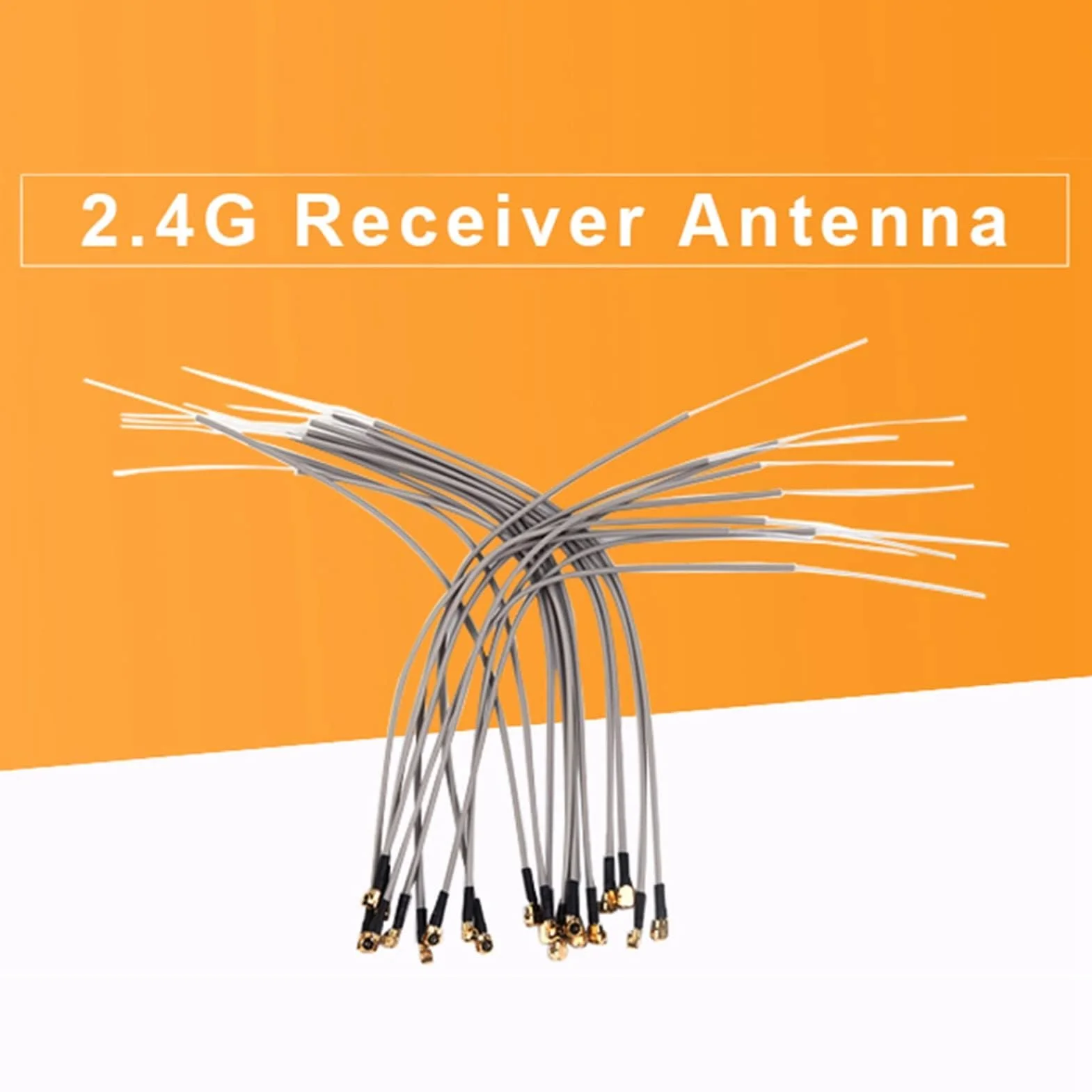20 Sztuk Antena Odbiorcza 2.4G dla FrSky, Futaba, długość 15 Cm, Wysokiej Jakości z Materiałem ABS Złącze IPEX