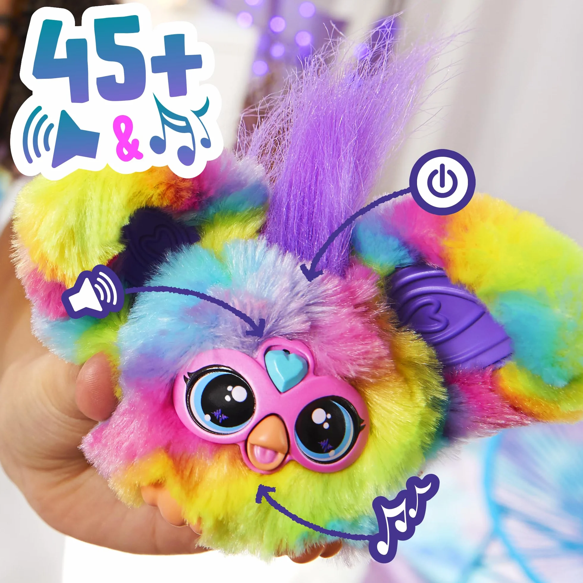 Furby Ray-Vee Furblets Zabawka Interaktywna, Wielokolorowy, Od 6 Lat