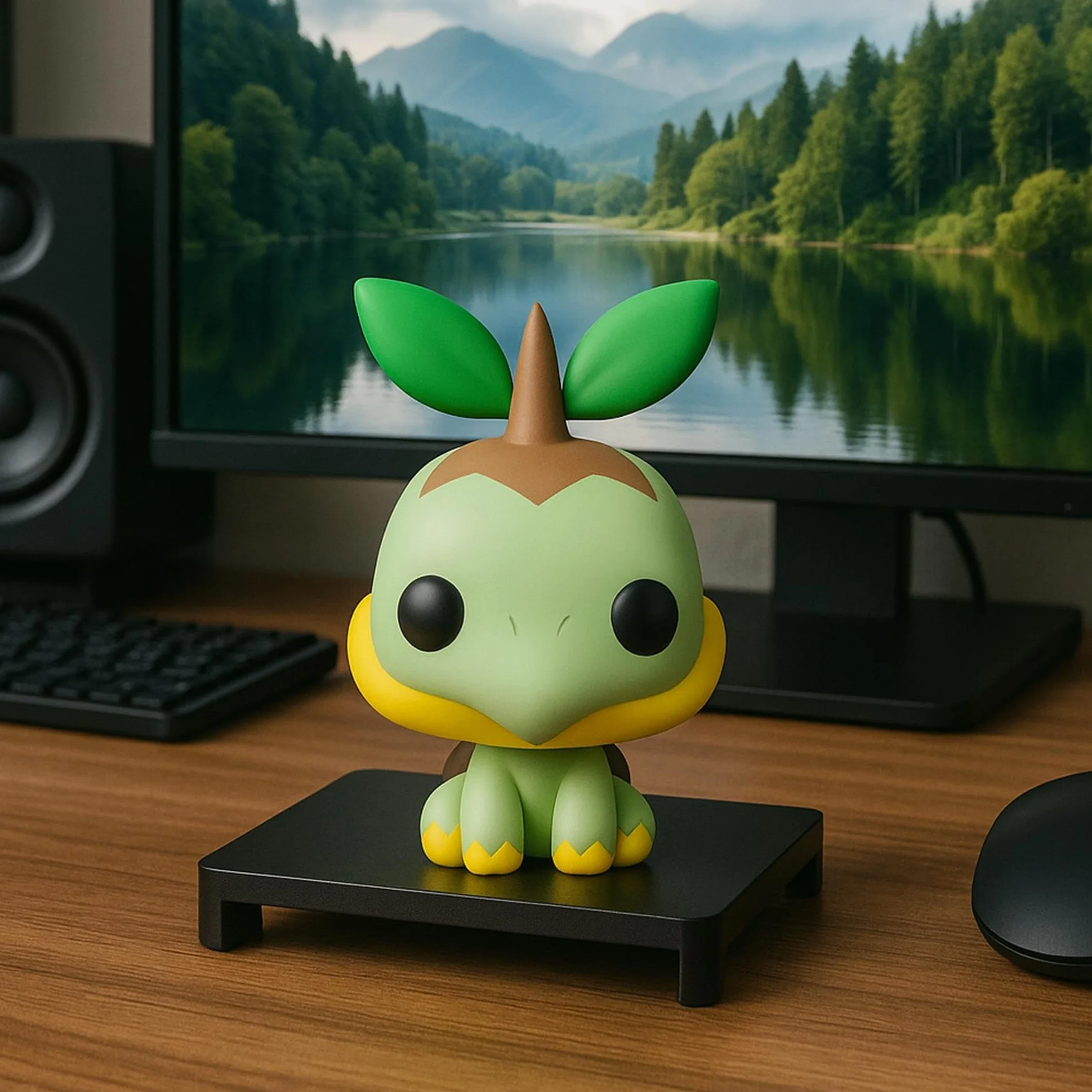 Funko Pop! Gry: Pokemon - Turtwig - Figurka kolekcjonerska z winylu - pomysł na prezent - Oficjalny towar - Zabawki dla dzieci i dorosłych - Gry wideo Fani - Figurka kolekcjonerska