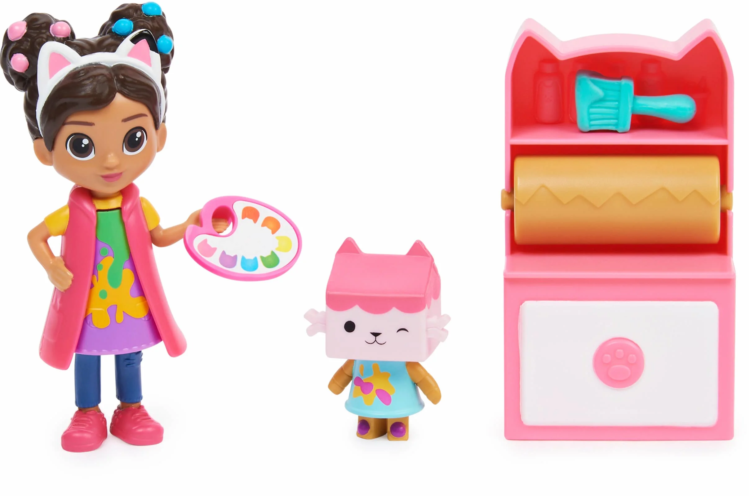 Gabby'S Dollhouse Gabby'S Art Studio Dreamworks Zestaw Zabawek, Wielokolorowy, Od 5 lat