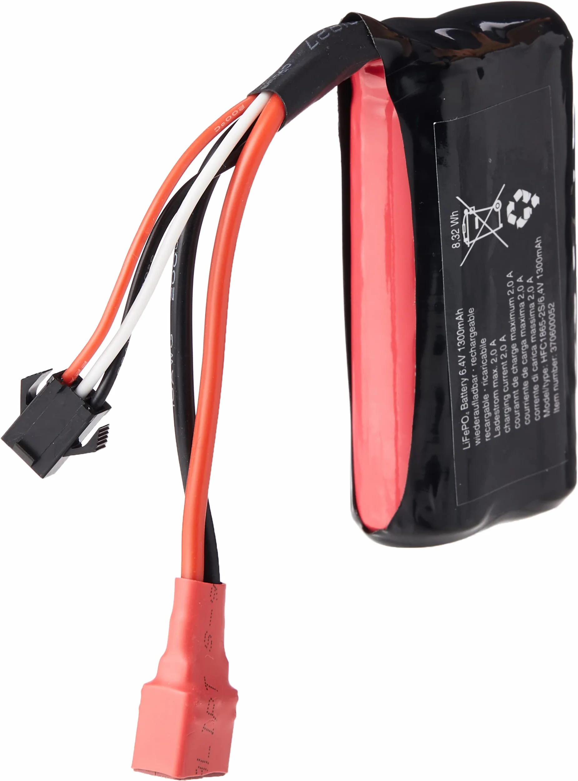 Carrera 370600052 akumulator Carrera LiFePo4 6,4 V 1300 mAh 13 A