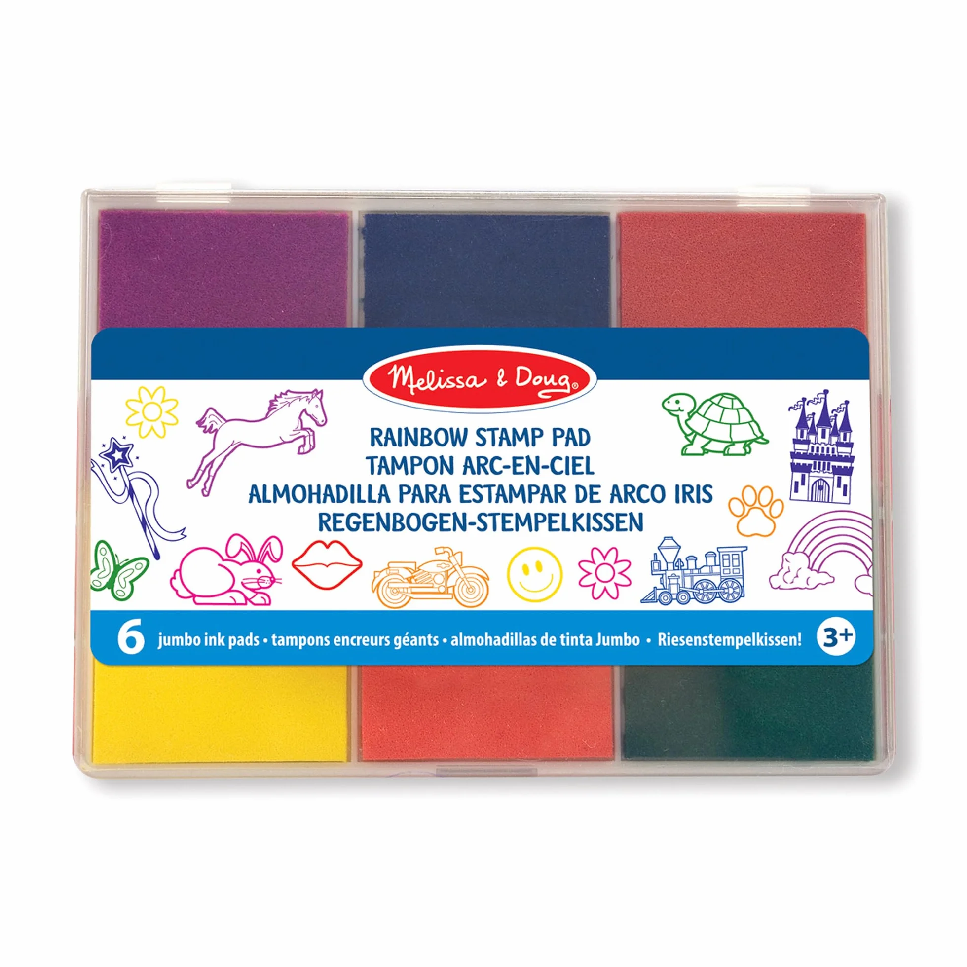 Melissa & Doug 11637 Poduszka do Stempli, Wielokolorowy, ‎16,76 x 13,46 x 2,54 cm; 0,18 g