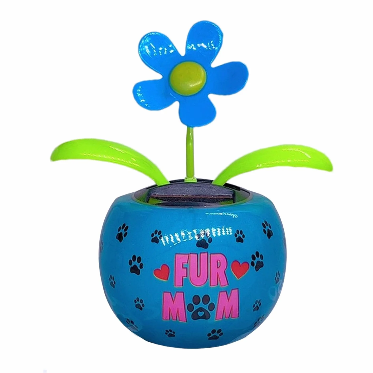 Kwiatowa dekoracja deski rozdzielczej | Ozdoby samochodowe Bobblehead - Auto Dancing Ornament Shaking Flower Solar Ornament dla entuzjastów samochodów