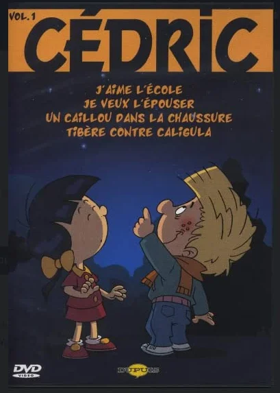 Dupuis - DVD-MTDUP03 - DVD Cédric 4 Episodes I love School/I want to poślubić/A Kamyk w bucie/Tyberys Contra Caligula