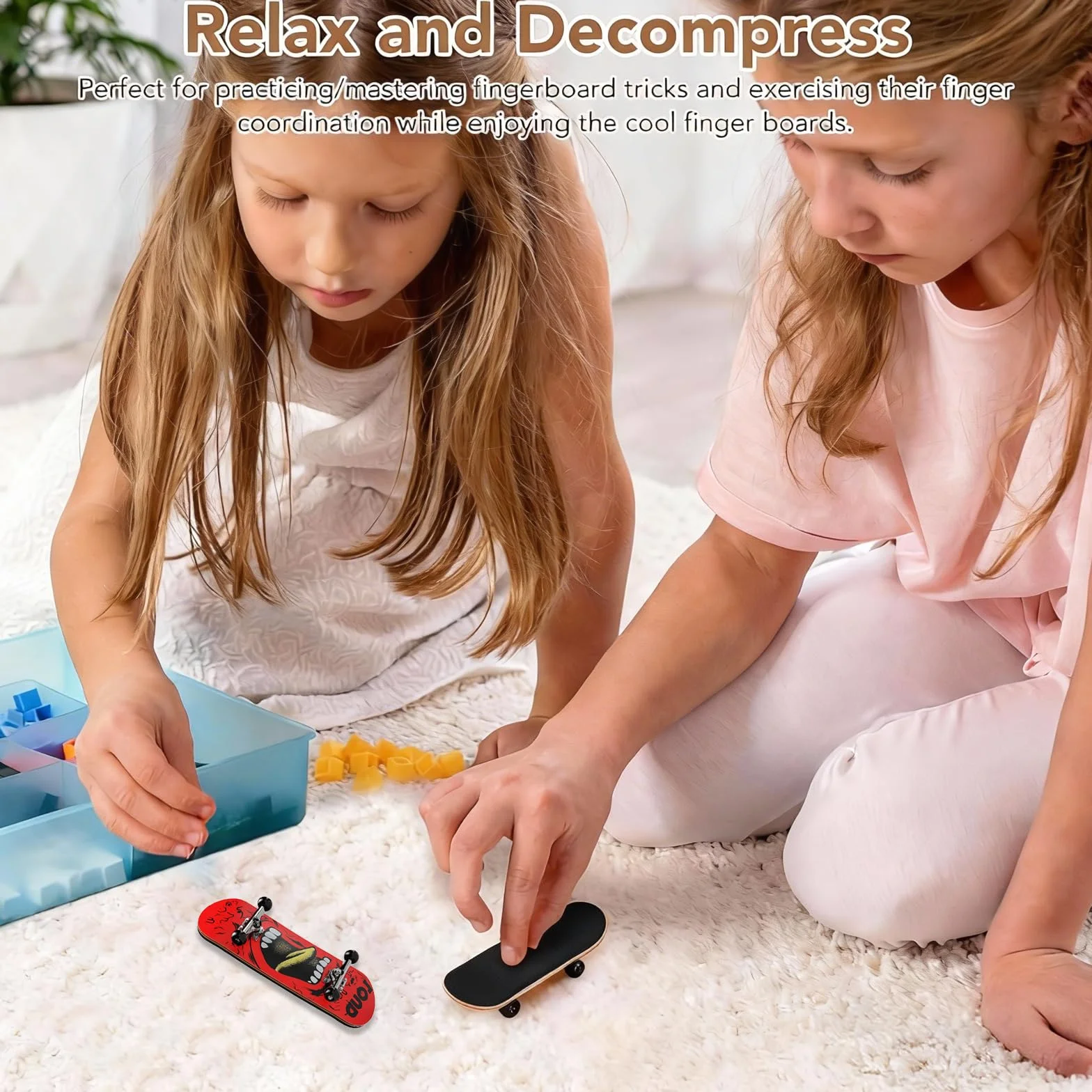 Mini Deskorolka na palce, 5 Couches Deskorolka na palce, drewno DIY mini deskorolka, dla fanów prezenty urodzinowe dla dzieci, gry i zabawki dla dzieci