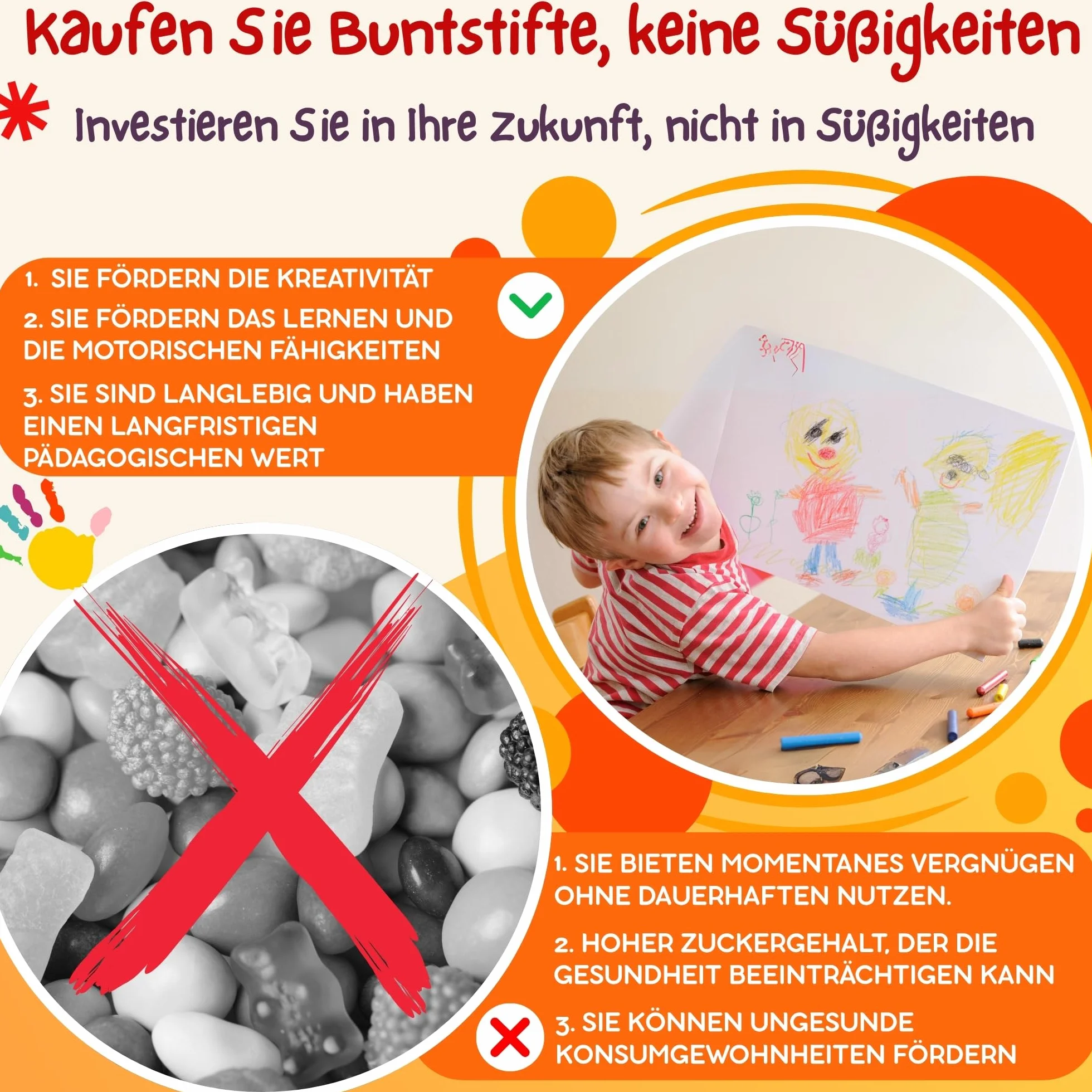 AF® zestaw 150 farb dla dzieci, 25 pudełek na farby dla dzieci, kolorowy wosk na prezent, 6 kolorów wosku na opakowanie, szczegóły uczniów, 25 pudełek z 6 kredkami + szablony do pobrania