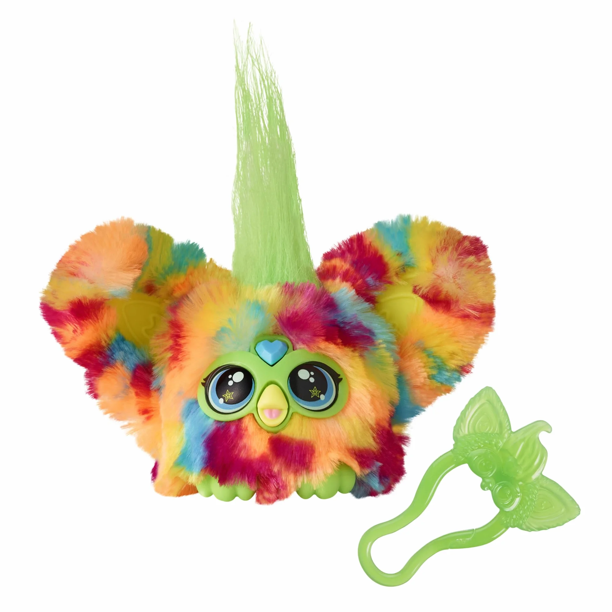 Furby Furblets Pix-Elle Gamer Furbiś|Mała pluszowa zabawka elektroniczna dla dzieci|Interaktywna Muzyczna Maskotka z Dźwiękami z Gier|Z breloczkiem|Prezent dla 6-latki, dla dziewczynek i chłopców