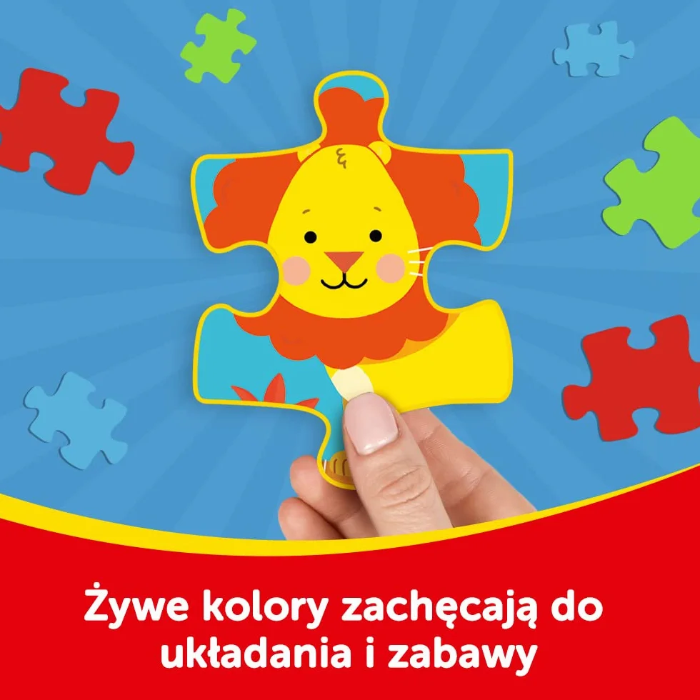Trefl Puzzle 160 Elementów Ciężarówka w Trasie Kolorowe dla Dzieci od 6 lat