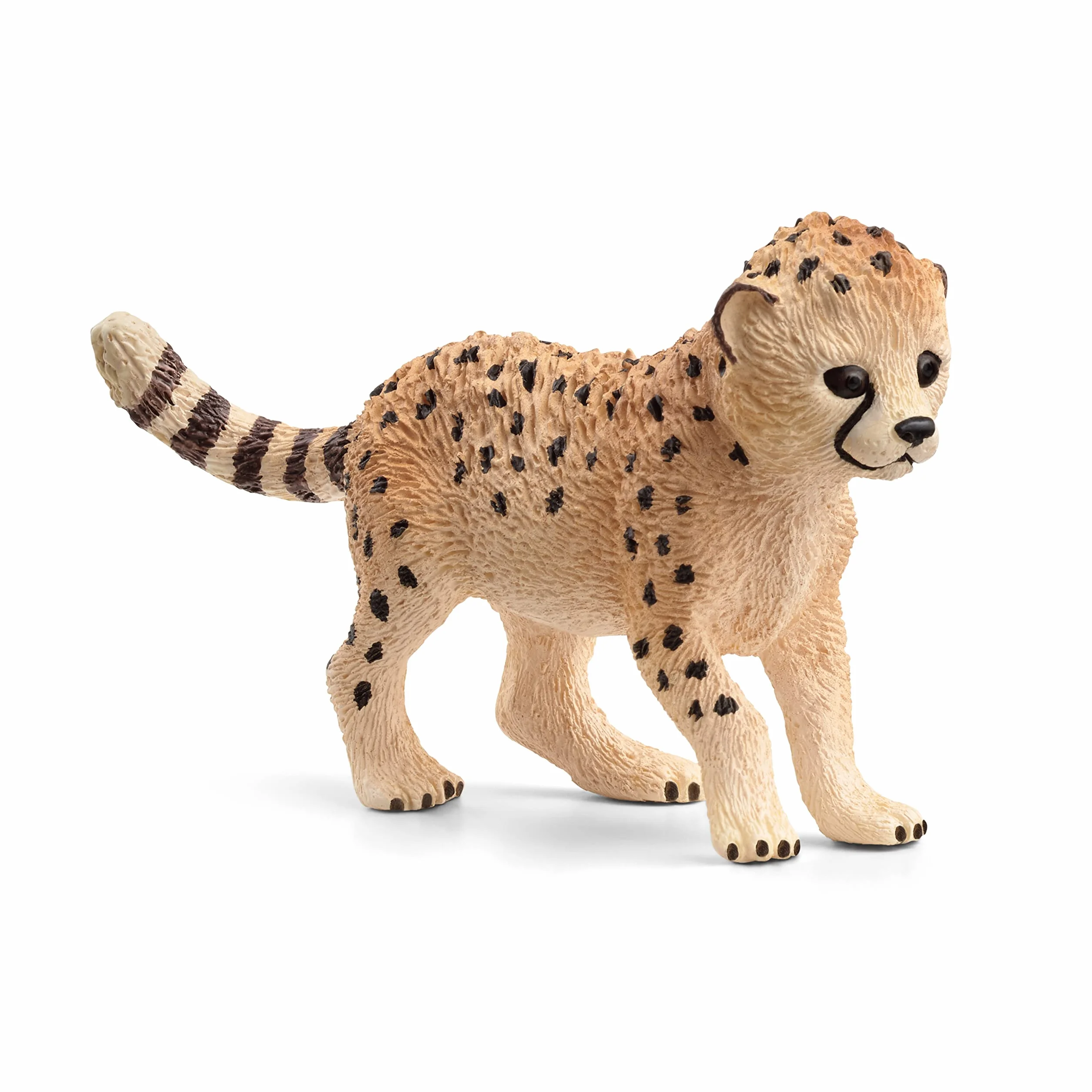 schleich WILD LIFE | Młody gepard 14866 | Szczegółowa figurka zwierzęcia | Zabawka zoo | Prezent dla dzieci | Figurka do zabawy od 3 lat | 6 × 2 × 4 cm