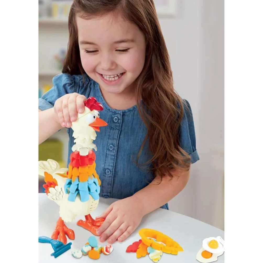Play-Doh Kurczak z nietoksyczną ciastoliną w 4 kolorach