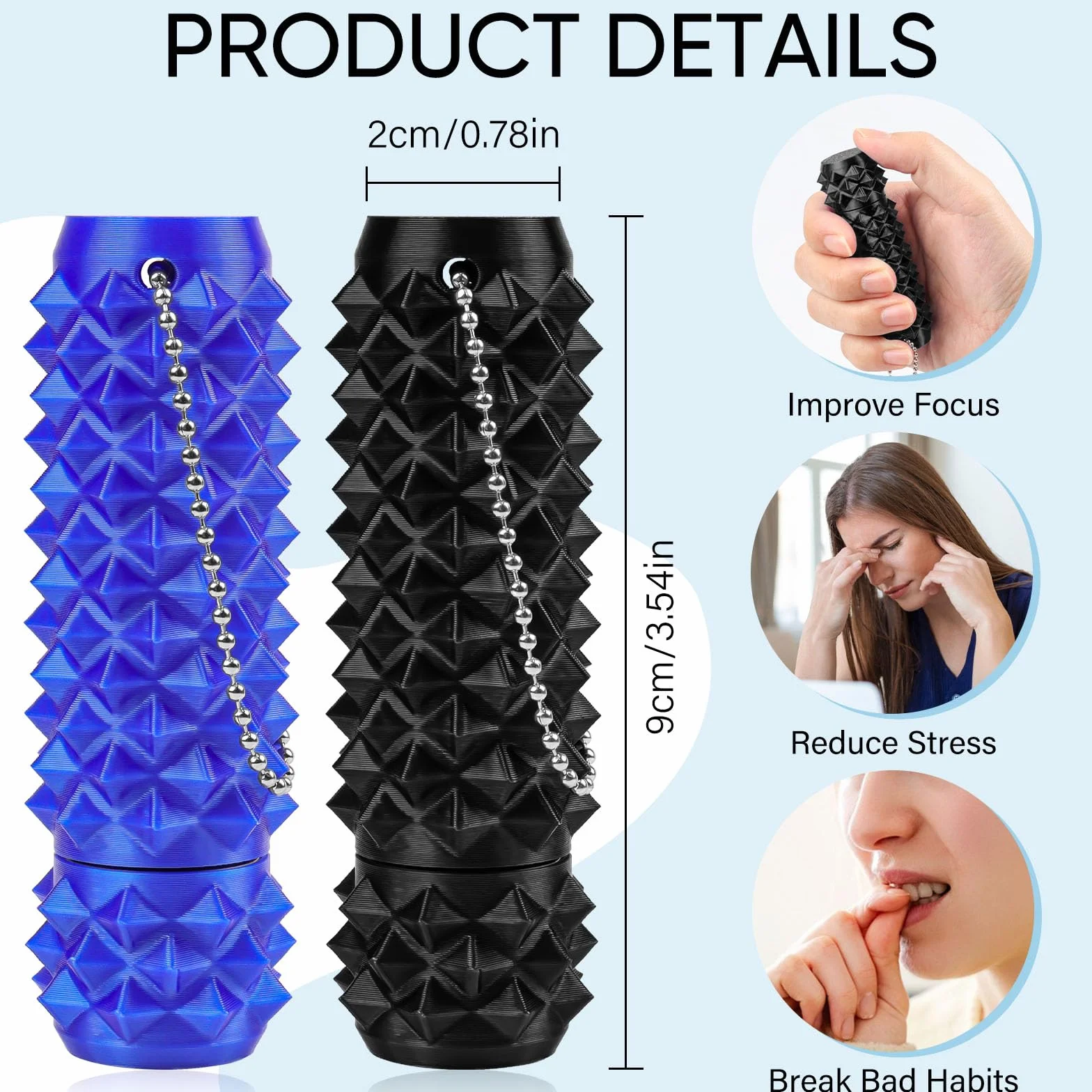 Little Ouchies Spiky Pain Fidget Toys 2-częściowy zestaw zabawek sensorycznych ADHD