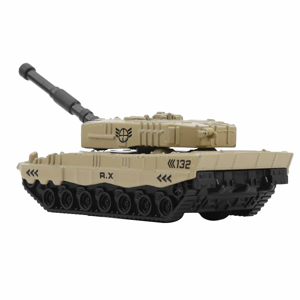 ZAICOLER Model Czołgu ze Stopu Wysoce Imitujący Zabawkowy Czołg Wojskowy dla Dzieci, 4 szt. Model Czołgu dla Dzieci w Wieku 3+ Lat, Zabawkowy 3,1–,5 Cala (czołg) ()
