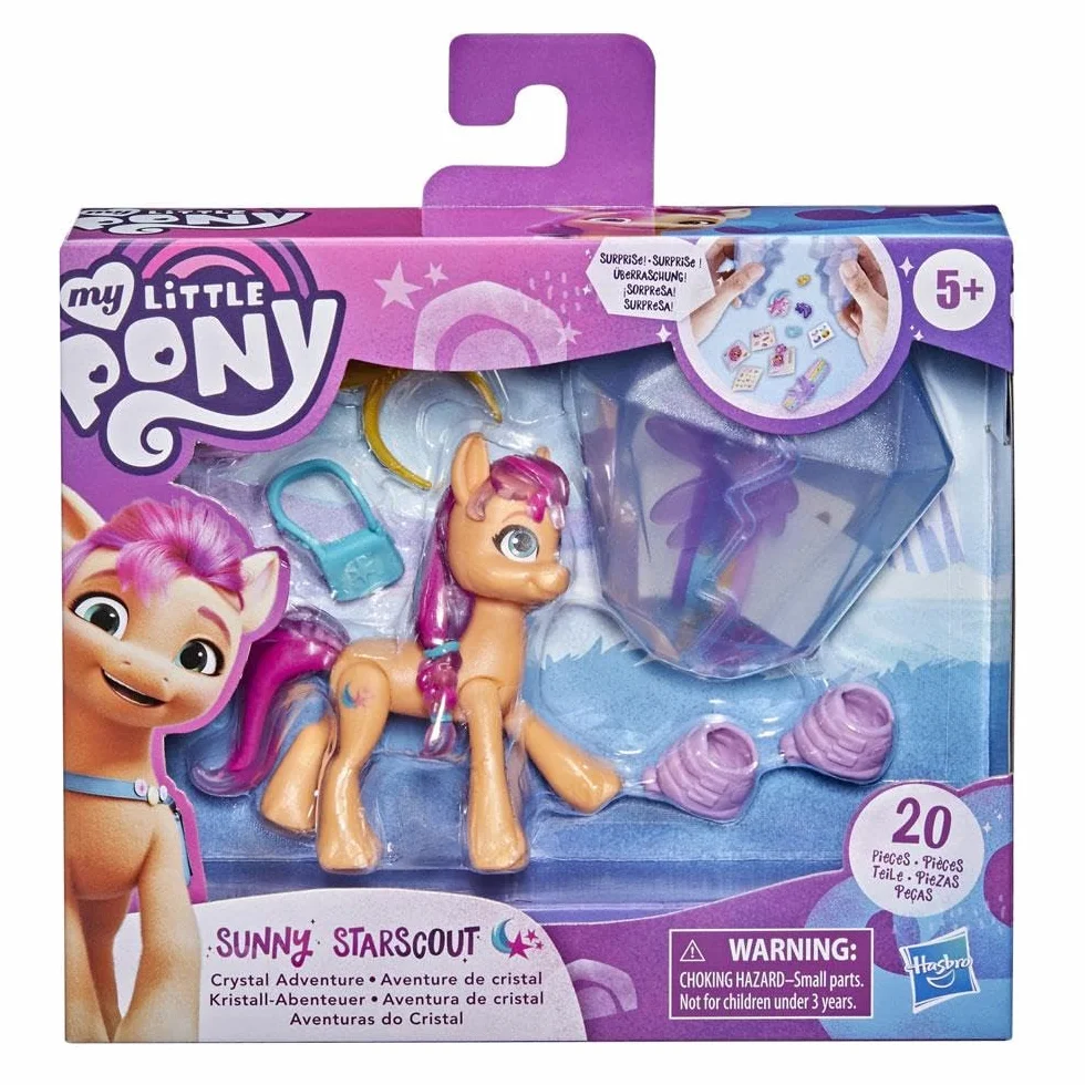 My Little Pony Crystal Adventure - Sunny Zestaw Do Zabawy, Wielokolorowy, Od 5 Lat,F2454