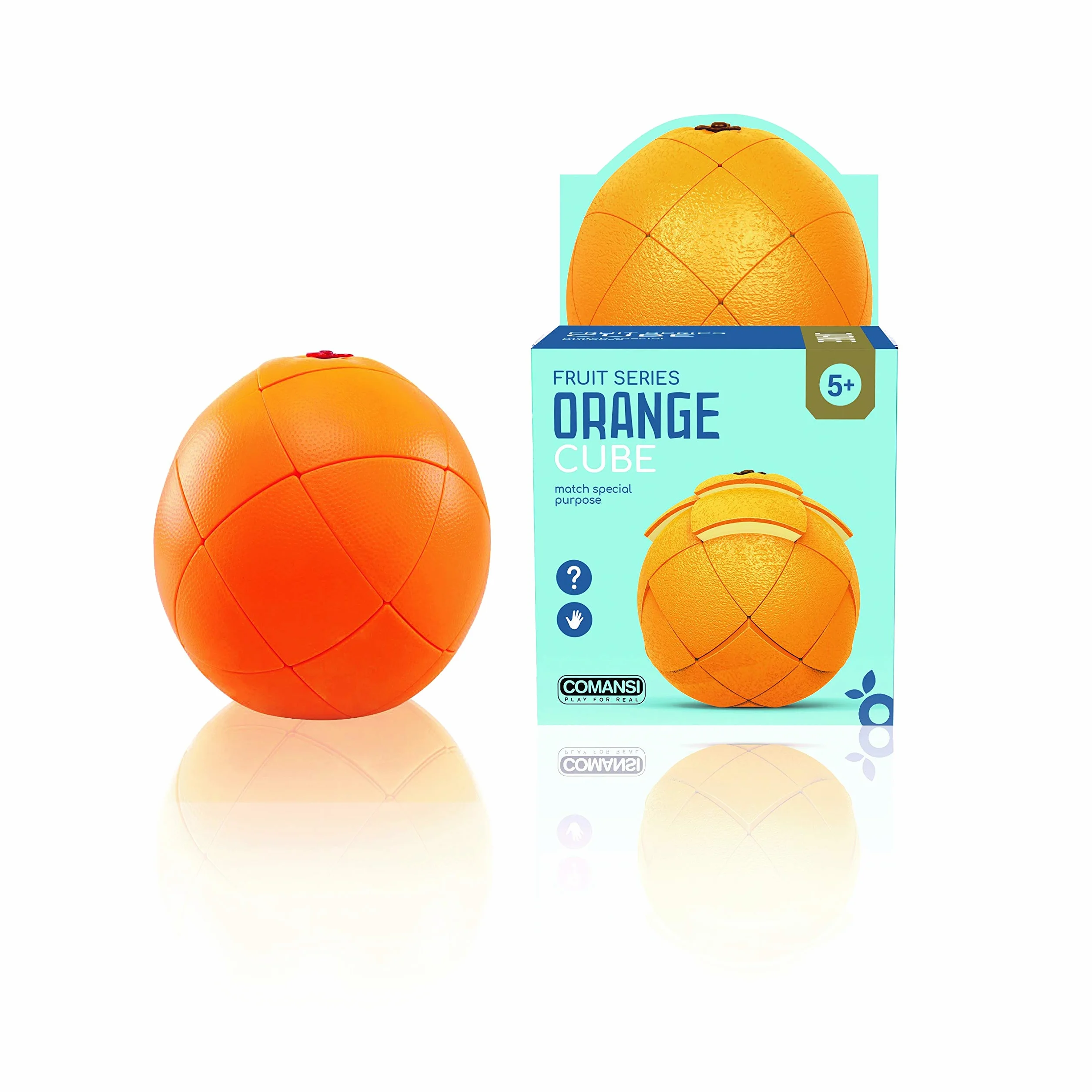 Comansi Orange Cube magiczna kostka prędkości 9x9x9 cm