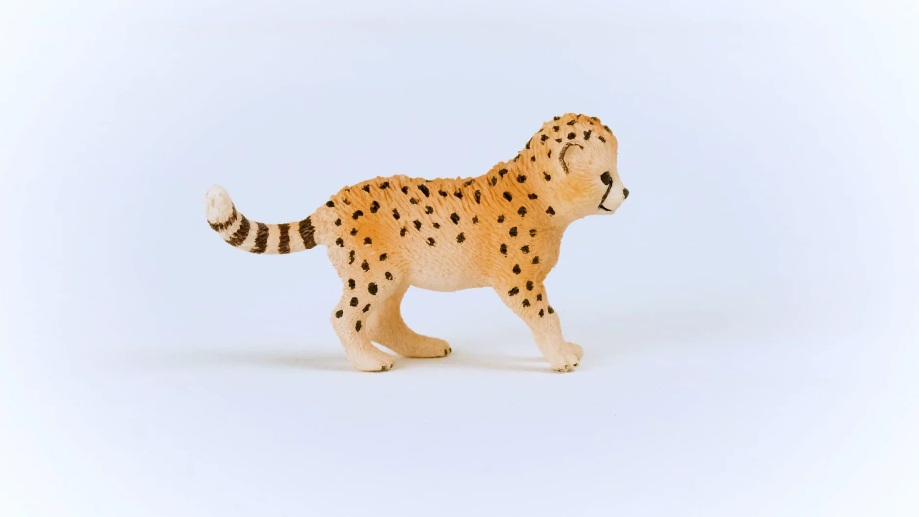 schleich WILD LIFE | Młody gepard 14866 | Szczegółowa figurka zwierzęcia | Zabawka zoo | Prezent dla dzieci | Figurka do zabawy od 3 lat | 6 × 2 × 4 cm