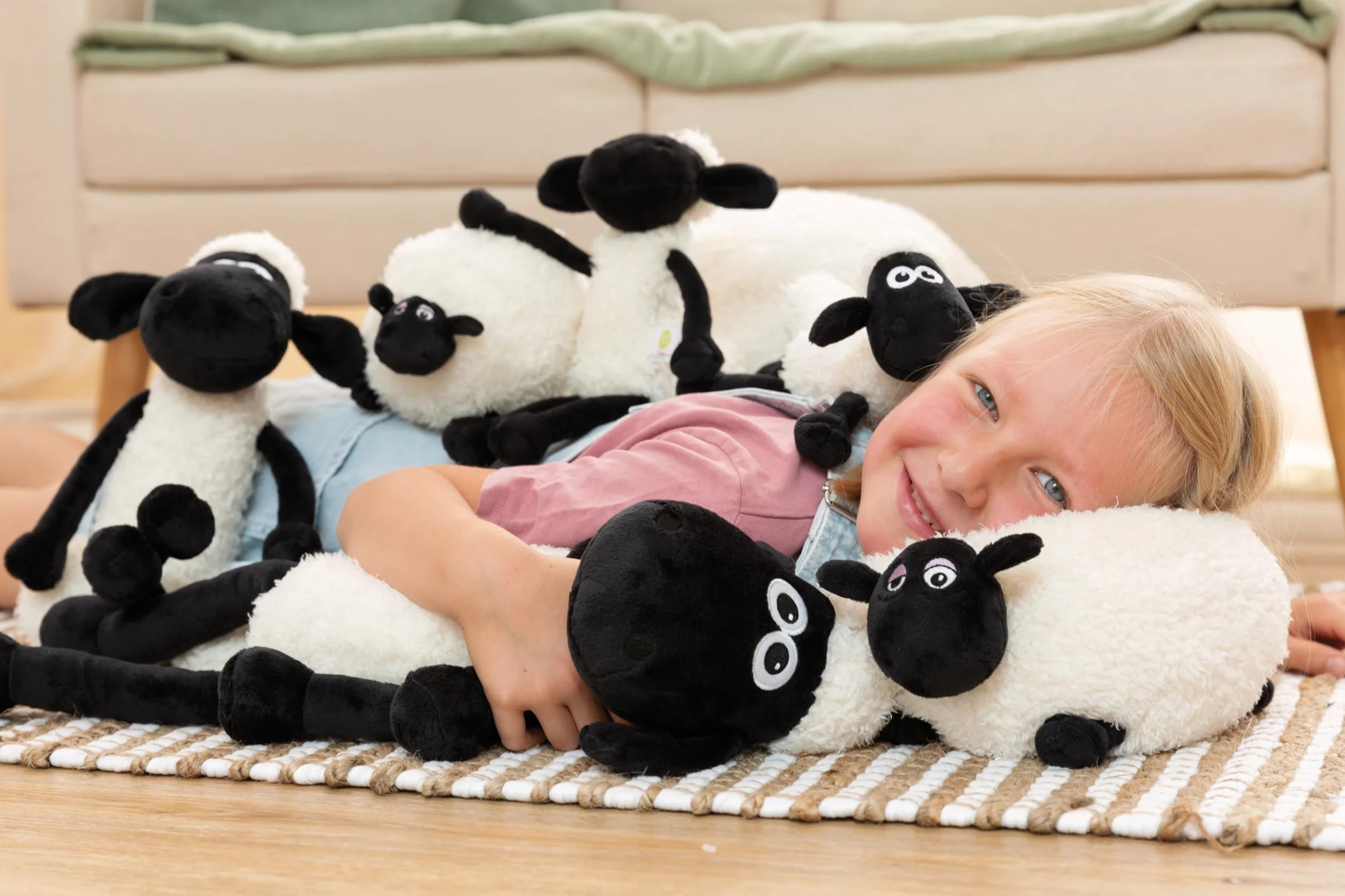 Pluszowa zabawka baranek Shaun biały