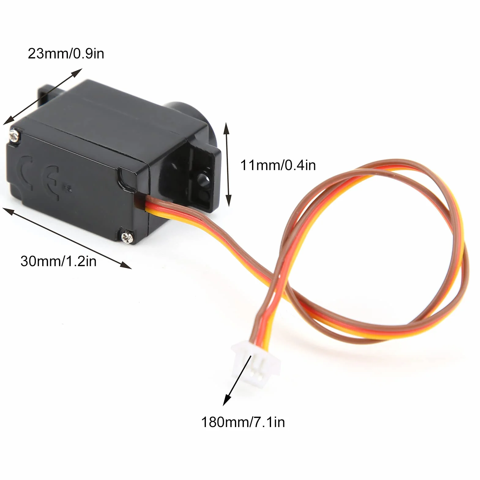 Stałopłat RC Samolot Servo z Ramieniem Serwomechanizmu i Podstawą Akcesorium RC do WLtoys XK X450, Ramię Serwomechanizmu i Akcesorium Podstawy RC