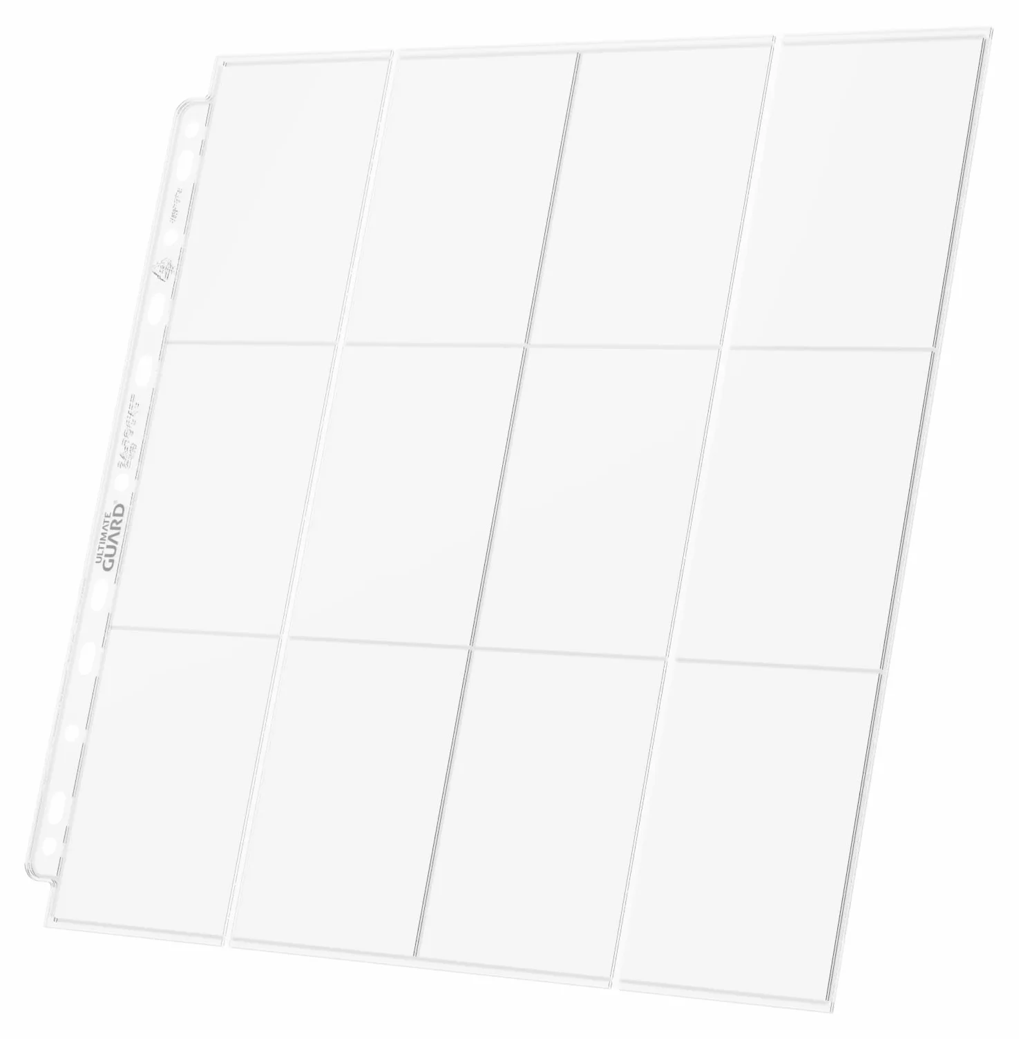Ultimate Guard UGD011321 24-Pocket QuadRow Pages Side-Loading przezroczyste (10) dwustronne strony do segregatorów na karty kolekcjonerskie