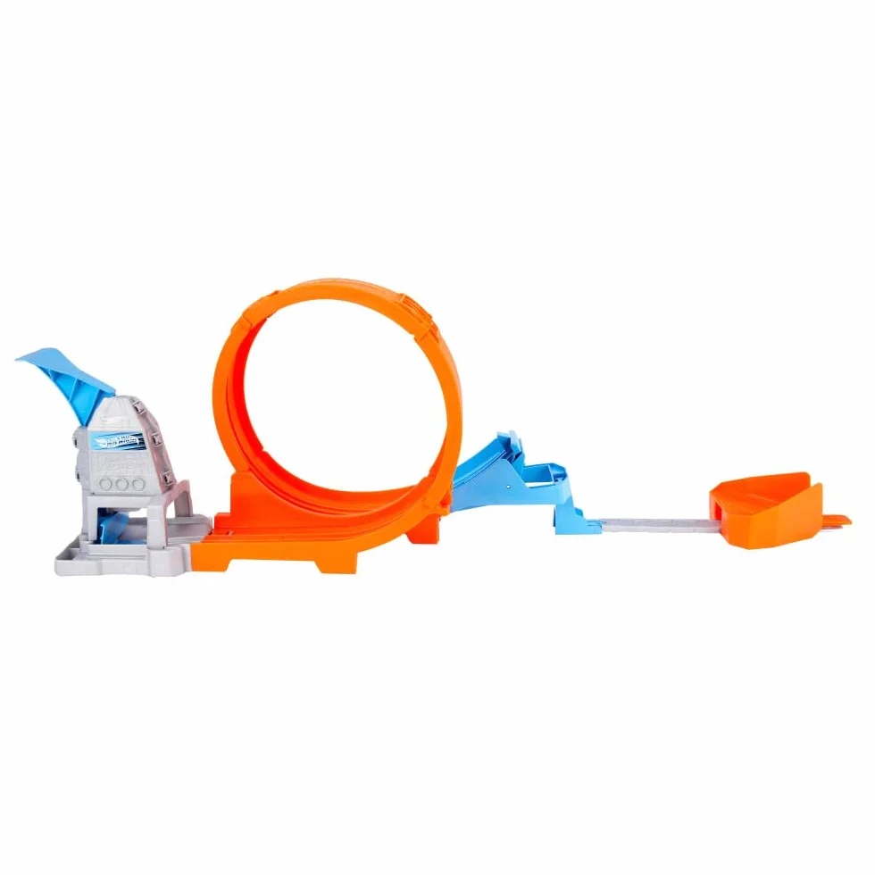 Hot Wheels Gtv13 - Loop Stunt Champion Track Set Z 1 pojazdem Hot Wheels W Skali 1:64, Zabawkowy Tor Wyścigowy dla Dzieci od 4 Lat