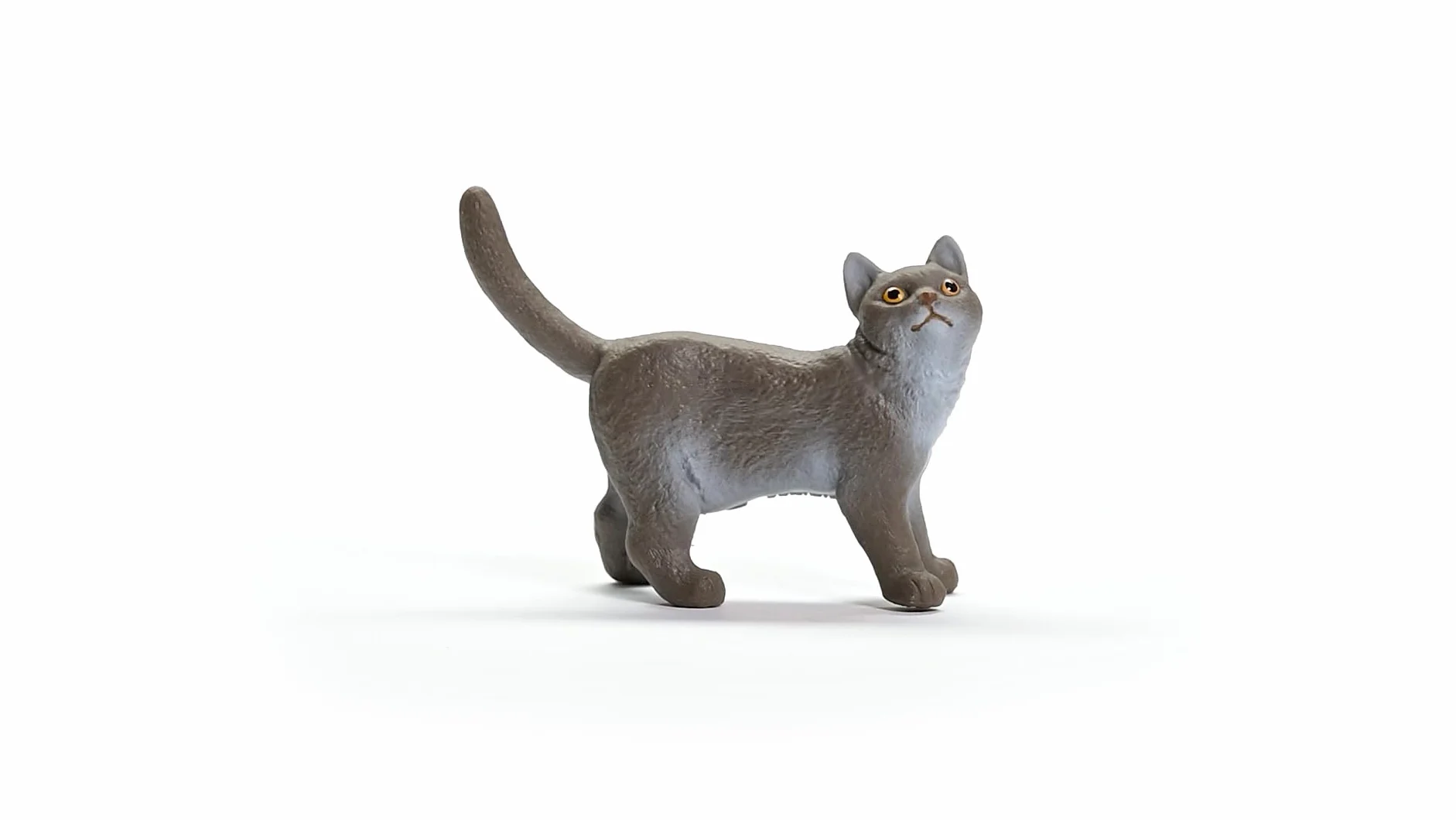 Schleich FARM WORLD Kot brytyjski krótkowłosy 13973 Figurka farma realistyczna zabawka od 3 lat 2 x 6 x 4 cm