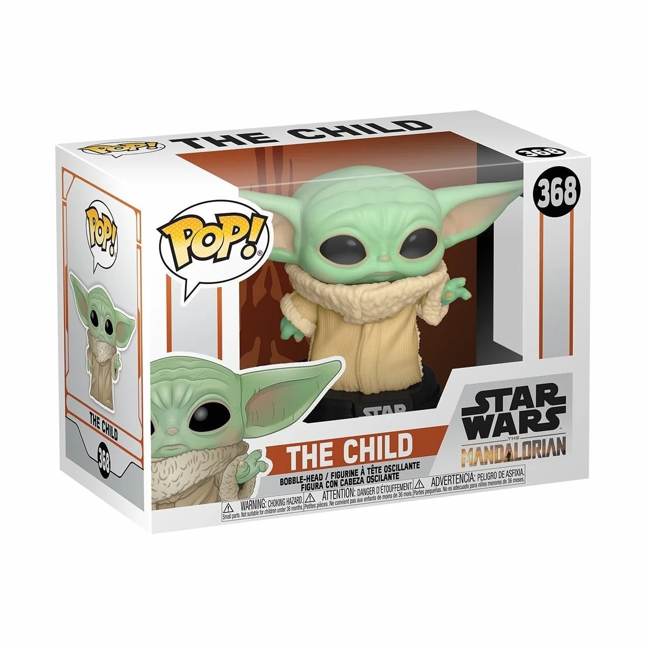 Funko 48740 POP Star Wars: Mandalorian-The Child Madalorian Sammelbares Spielzeug, wielokolorowy