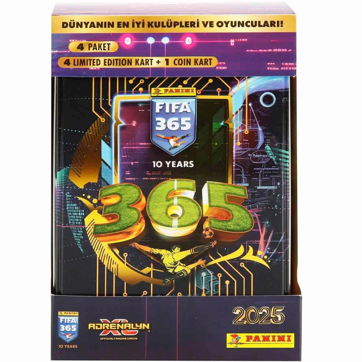 Adrenalyn FIFA 365 2024-2025 -Tin Box TC Adrenalyn Fifa 365 2024-2025, złoty, różne (Panini 004911tine)