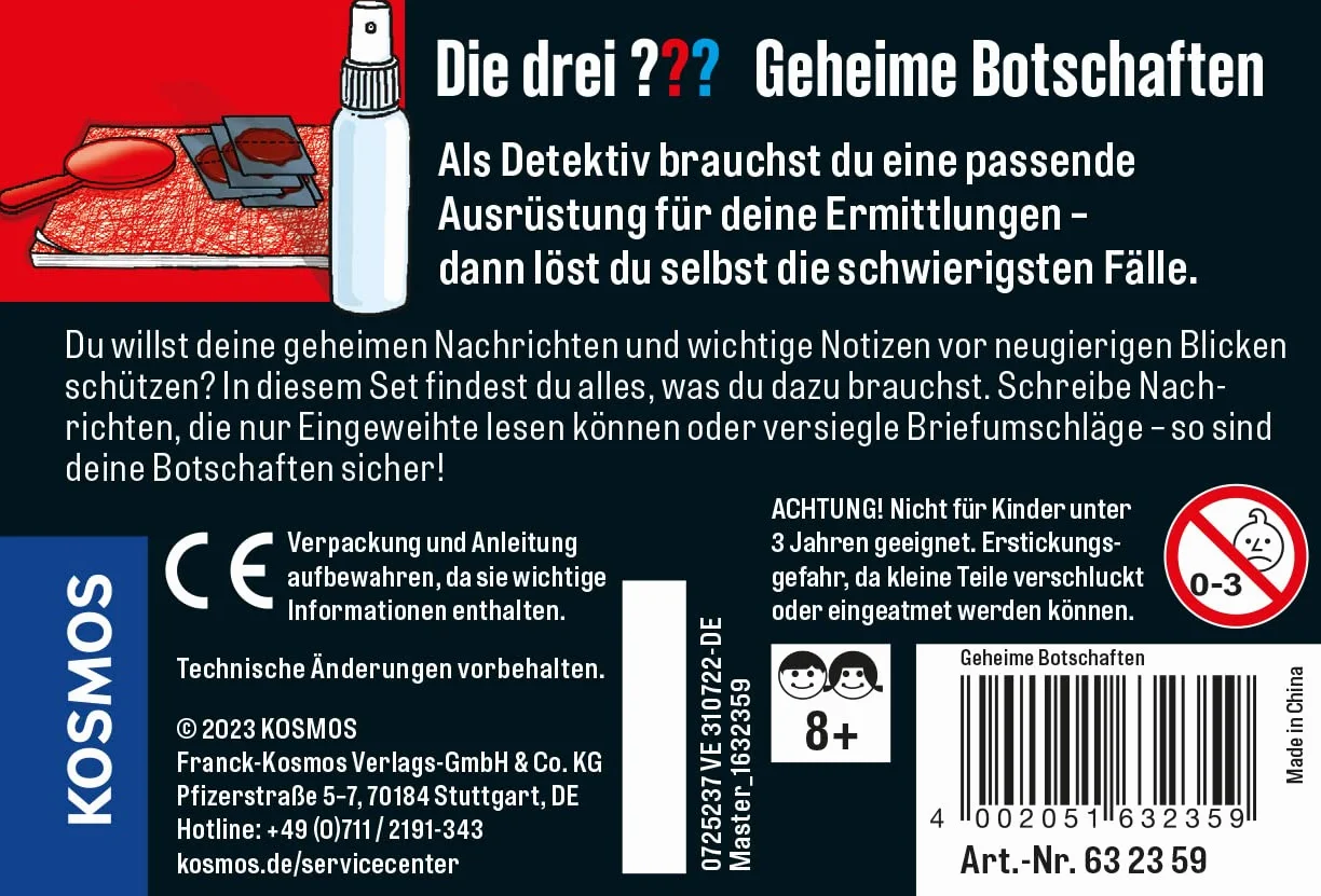 Die drei ??? Geheime Botschaften: Detektiv-Set