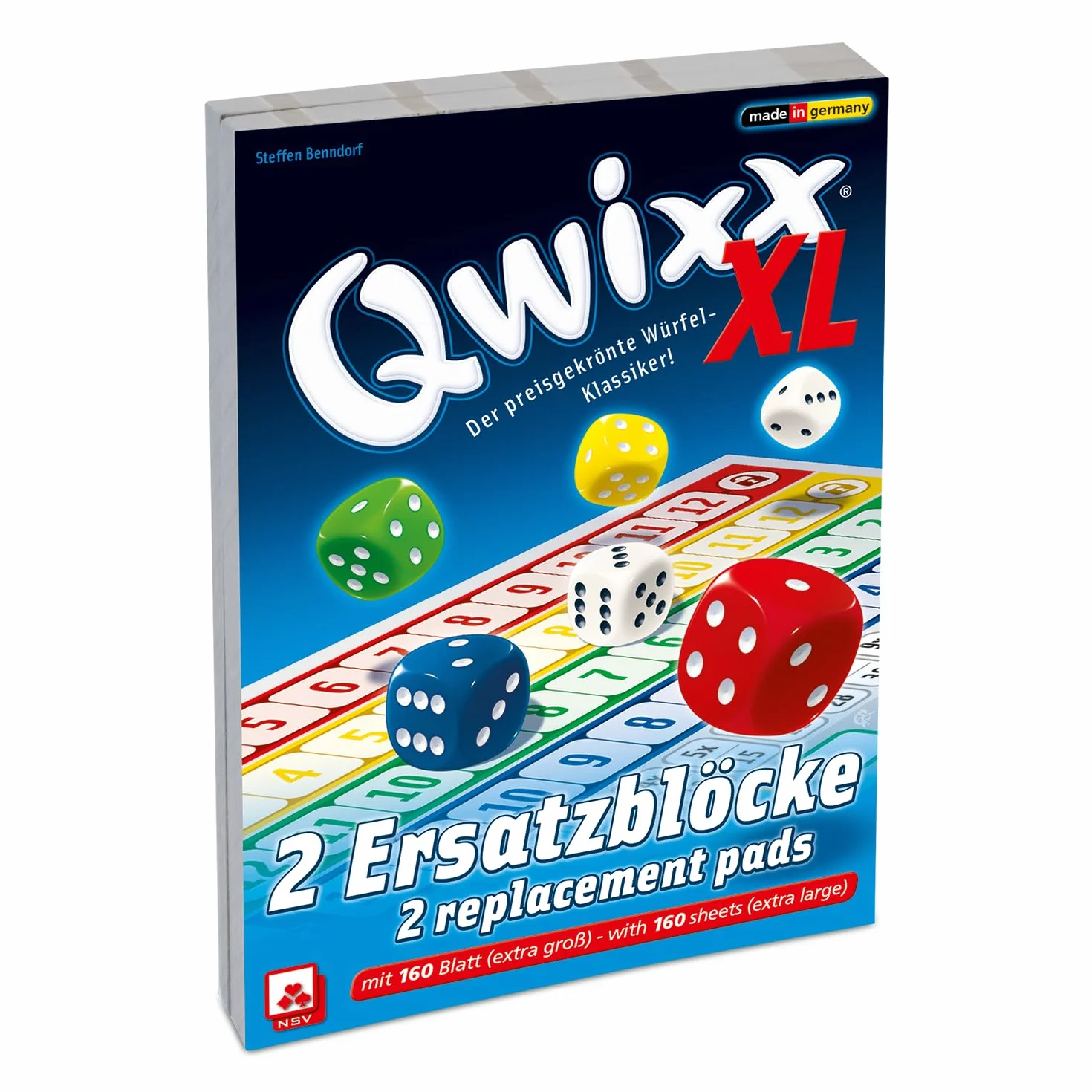 Qwixx XL - Ersatzblöcke (2er)