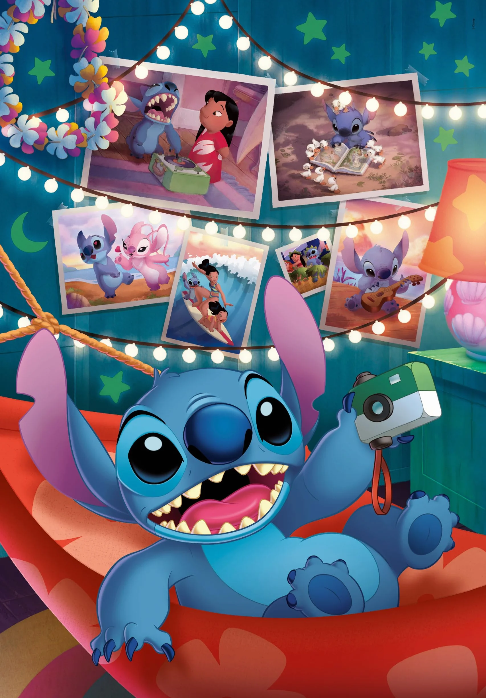 Clementoni Collection Puzzle Compact - Disney Stitch - Puzzle 1000 elementów od 14 lat, puzzle dla dorosłych z ukrytym obiektem, gra zręcznościowa dla całej rodziny, 39793