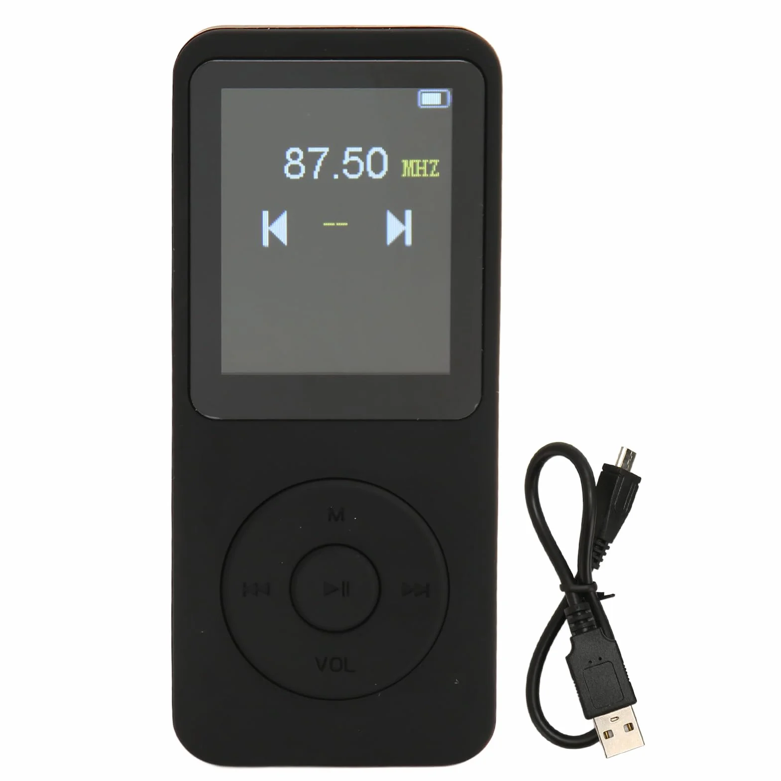 Przenośny Odtwarzacz Muzyczny MP3 MP4 z Bluetooth 5.0 Odtwarzacz Muzyczny HiFi 128 GB dla Dzieci Bez Karty Pamięci Wbudowany Głośnik HD Radio FM Dyktafon Odtwarzanie Wideo