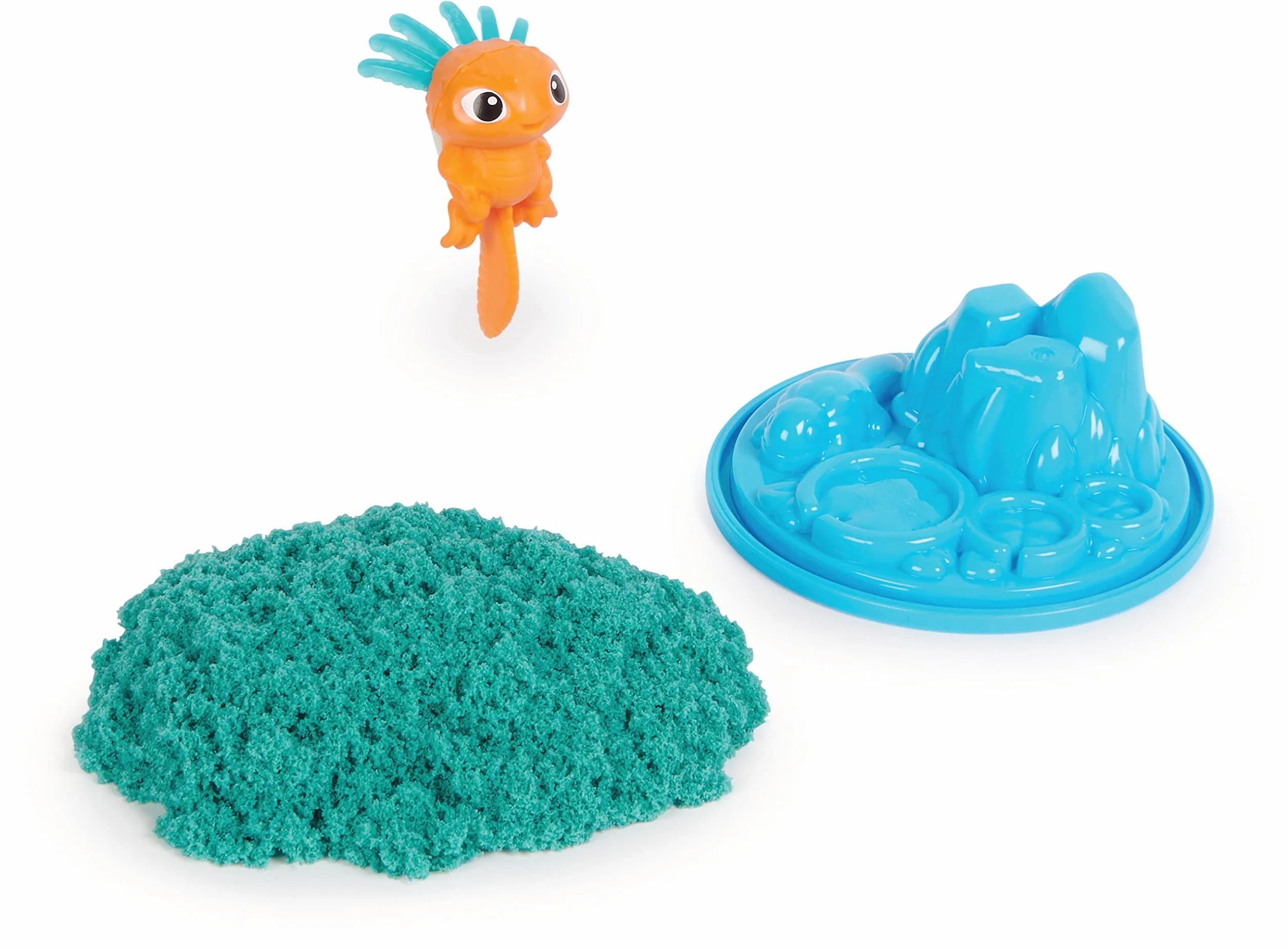 Kinetic Sand Surprise - 113 g kolorowy magiczny piasek kinetyczny ze Szwecji z figurką zwierzęcą i akcesoriami do kreatywnej zabawy w pomieszczeniach, dla dzieci od 3 lat