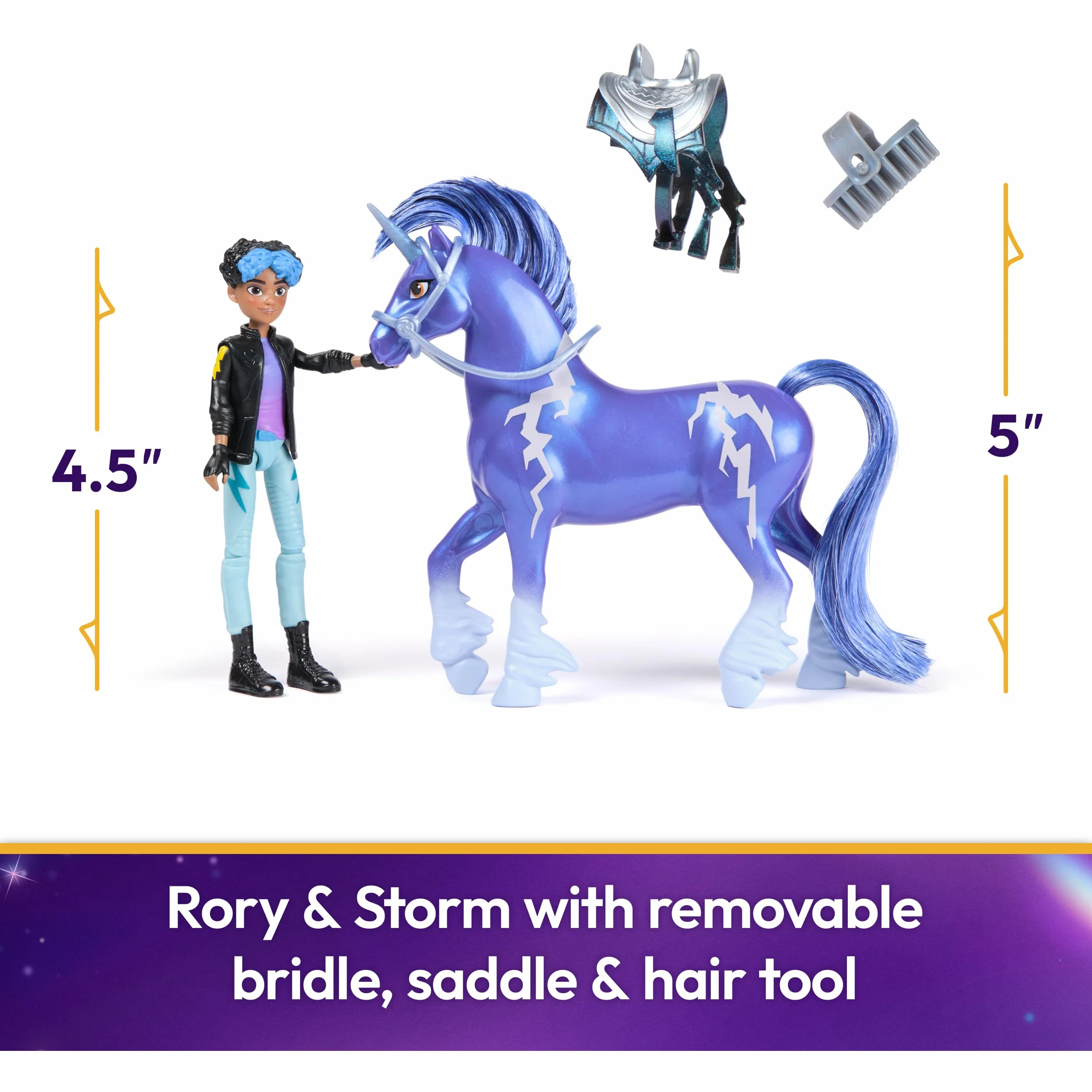 Unicorn Academy 6074385 DllUncrnSts RoryAndStorm Poly Bag, wielokolorowa