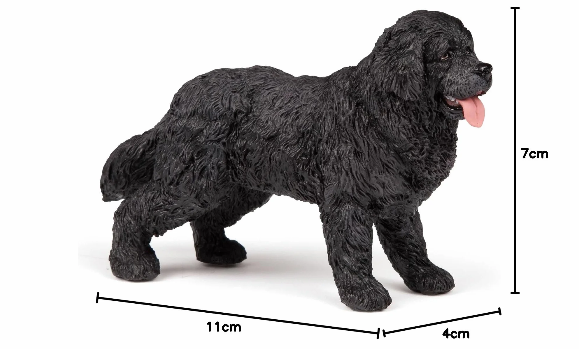 Papo 54018 figurka Newfoundland kotów i psów, wielokolorowa
