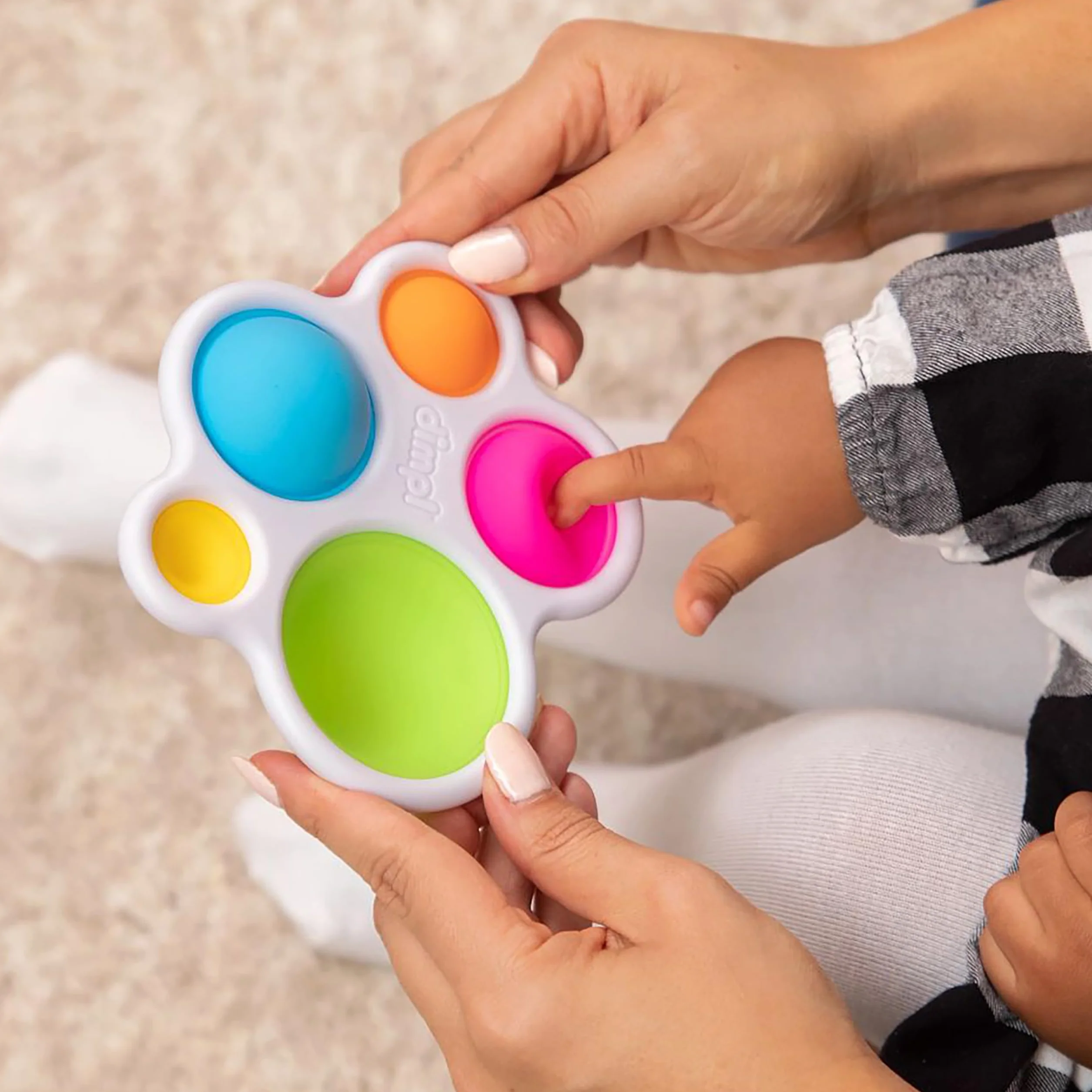 Fat Brain Toys Dimpl Zabawka do Wciskania, Wielokolorowy, Od 6 Miesięcy
