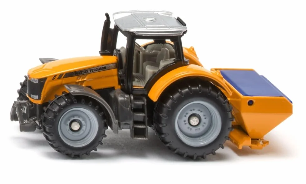 Siku Massey Ferguson z rozdrabniaczem soli