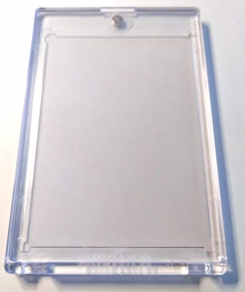docsmagic.de 5 x Magnetic Card Holder Clear 180 PT UV Safe - magnetyczny uchwyt na karty