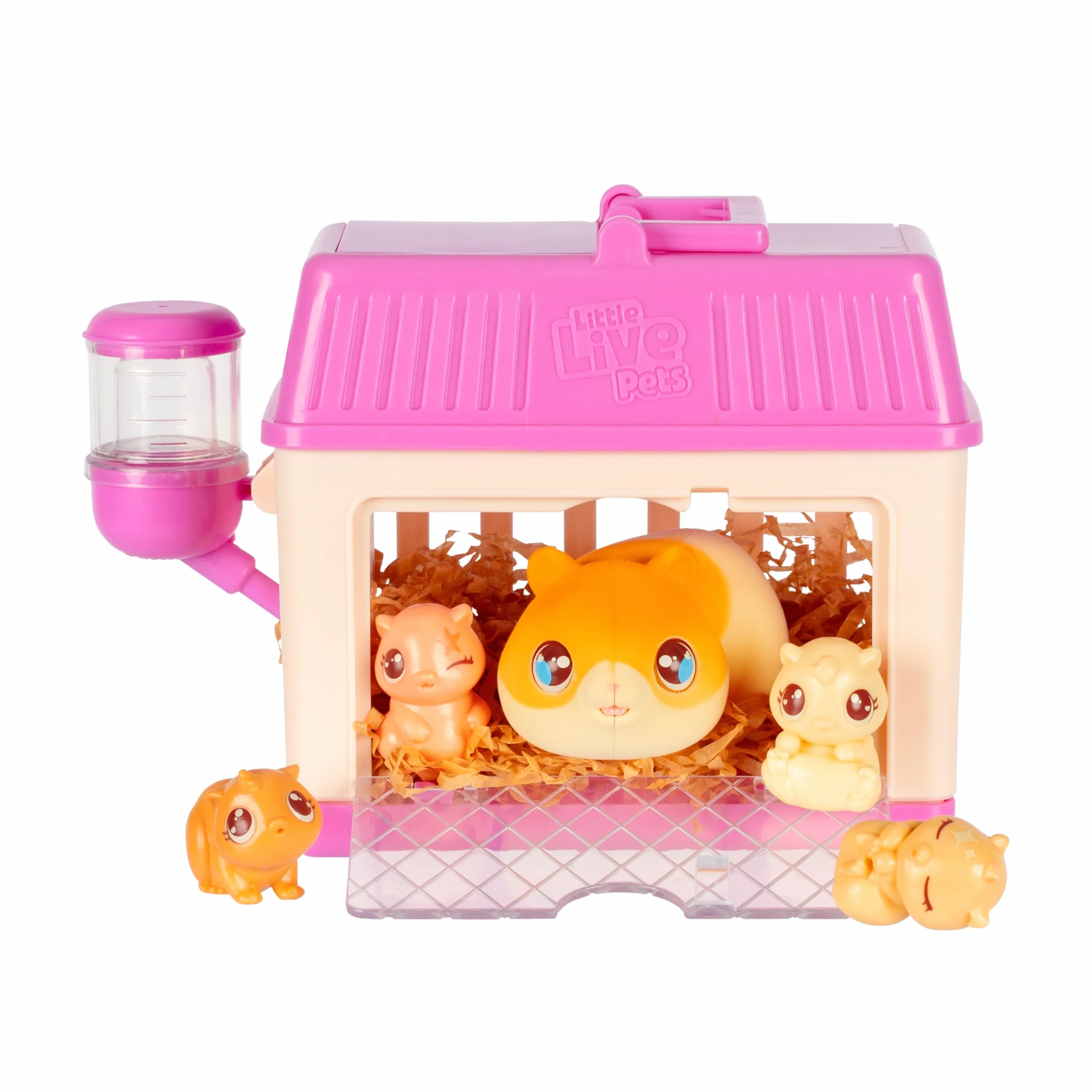 Little Live Pets – Mama Surprise Minis Chomik, zadbaj o swoją mamę chomika lub zajączka w swoim stajni i gorące 2, 3 lub 4 mini niemowlęta