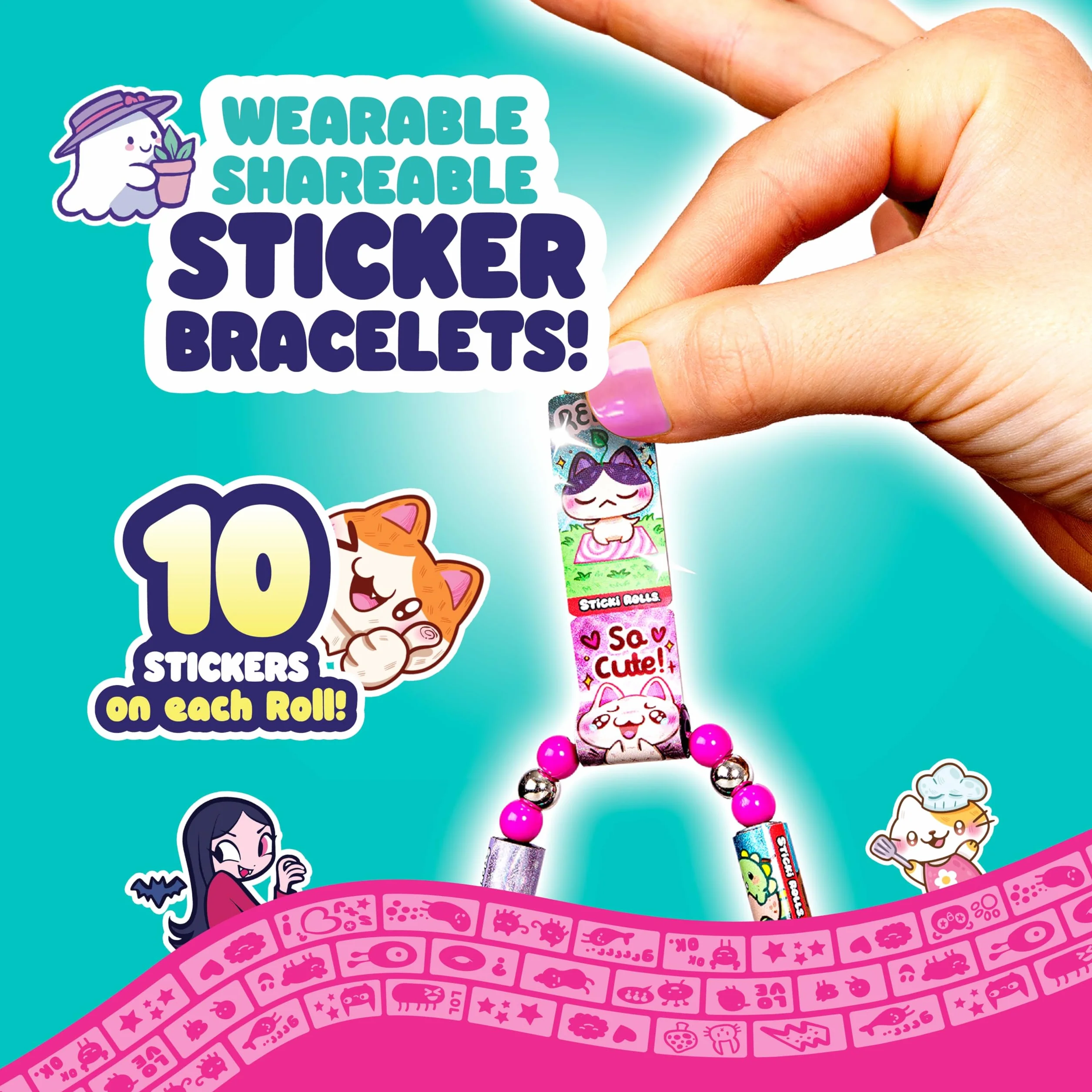 Sticki Rolls S2 Gravity Feed Sticki Band Capsule 24-częściowy zestaw