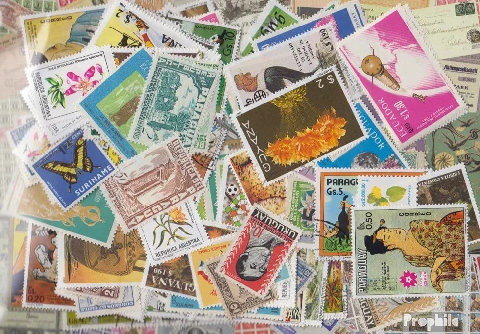 Prophila Collection America 200 różnych znaczków Ameryki Południowej (znaczki dla kolekcjonerów)
