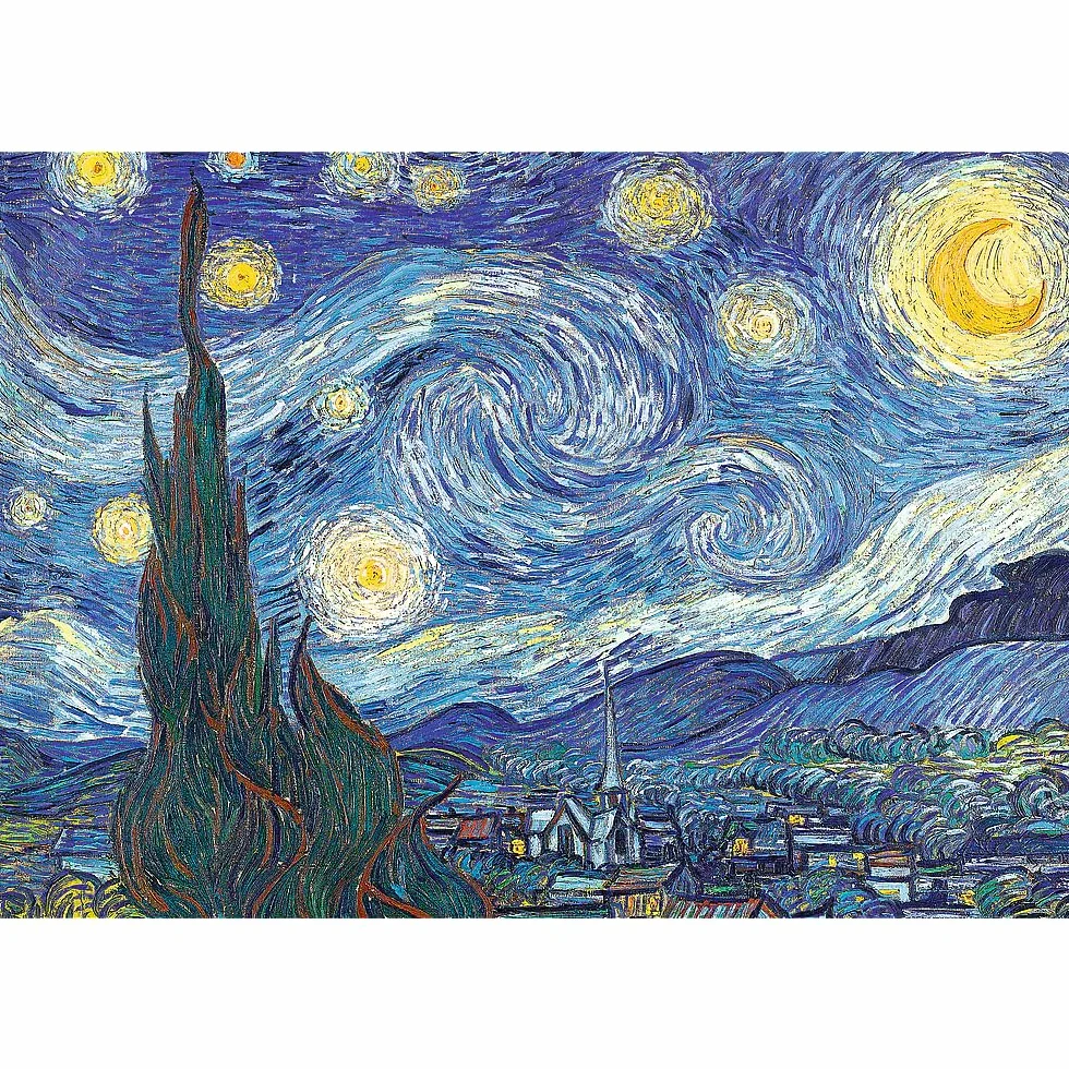 Trefl Gwiaździsta Noc Puzzle 1000 Elementów Art Collection o Wysokim Nasyceniu Kolorów dla Dorosłych i Dzieci od 12 lat