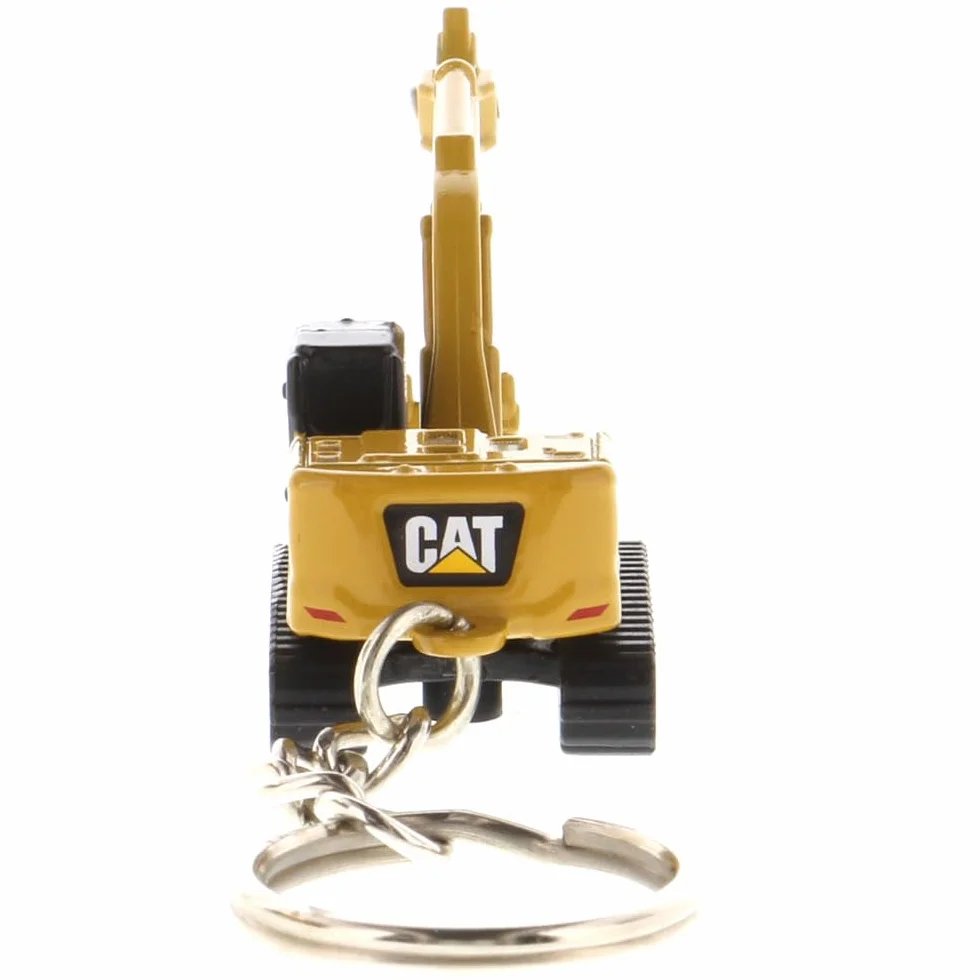 Diecast Masters 85981 - Koparka gąsienicowa Caterpillar 320 jako brelok do kluczy, szczegółowy metalowy pojazd budowlany CAT, ok. 3,5 x 2 x 2 cm, odpowiedni od 14 lat